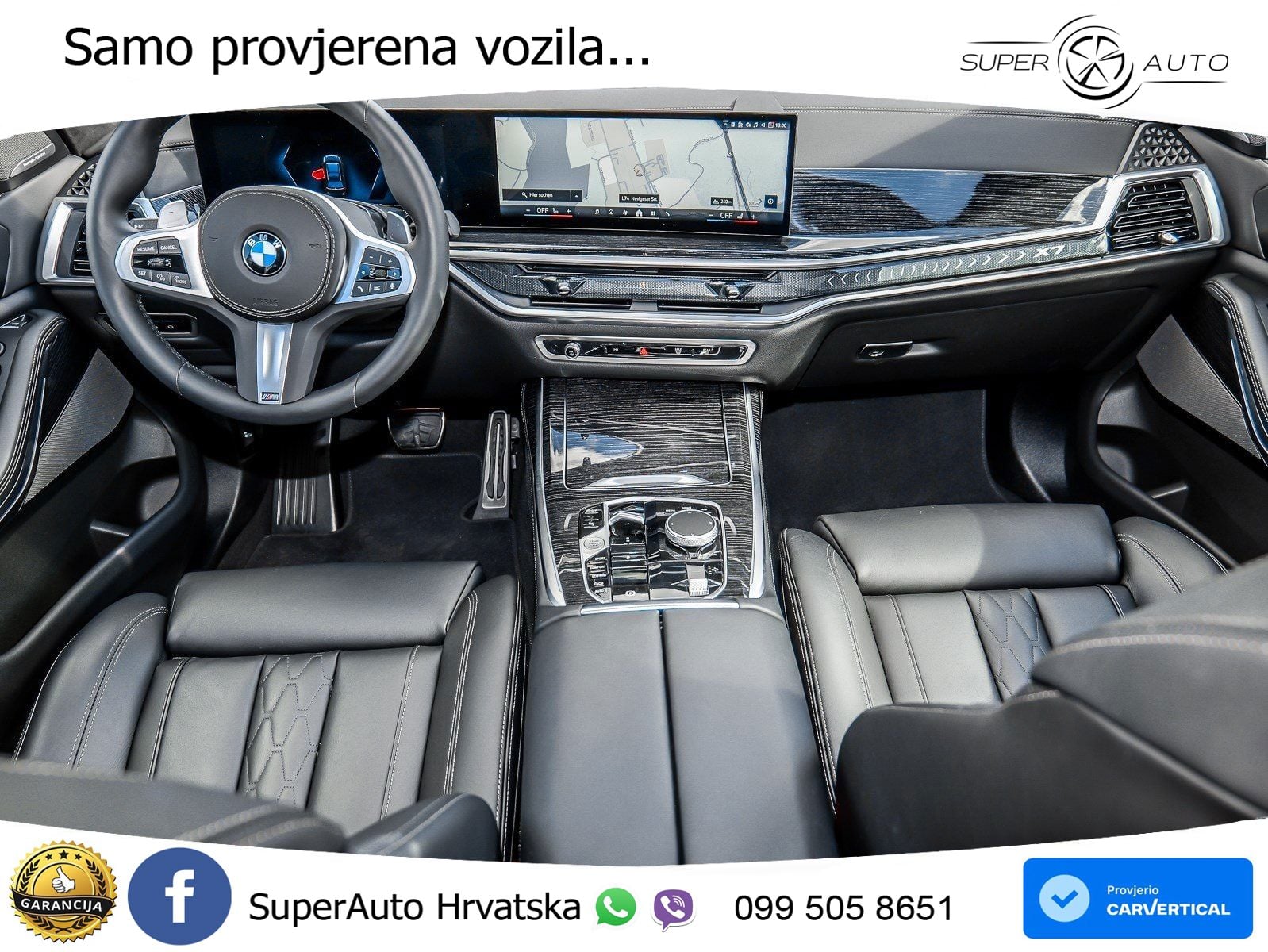 BMW X7 40d (352 KS) xDrive Steptronic M Sport ZRAČNI+ACC+GR SJED+KAM+PANO