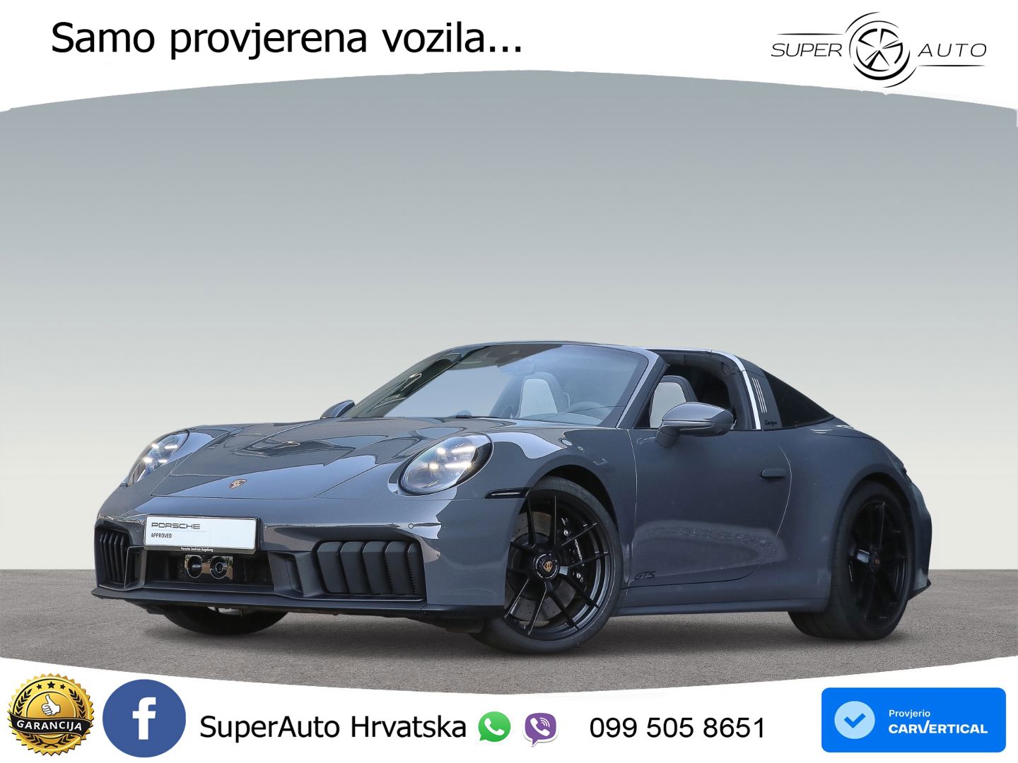 Porsche 911 Carrera 4 GTS Cabriolet 3.6 (541 KS) T-Hybrid PDK MATRIX+GR SJED+KAM
