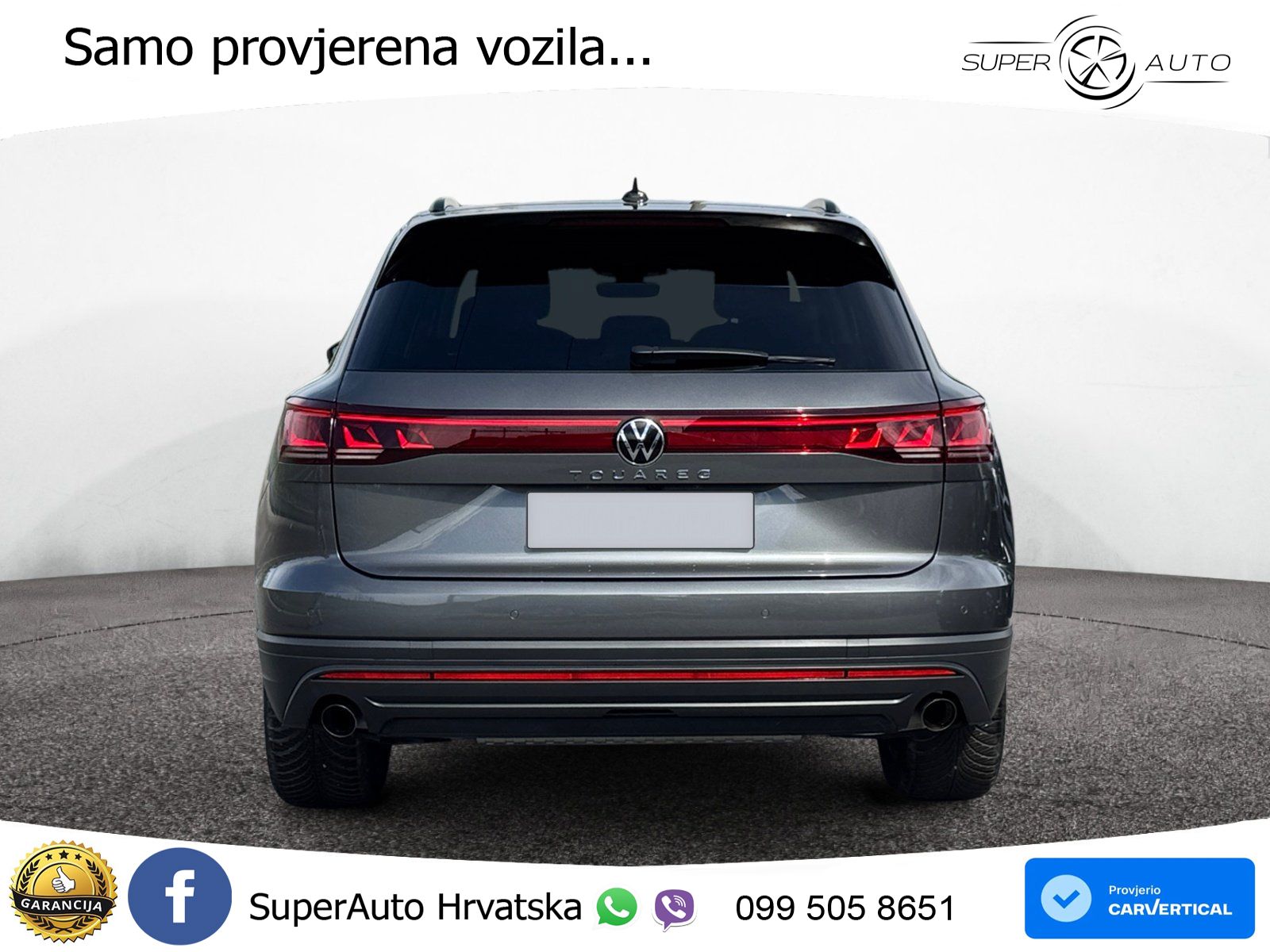Volkswagen Touareg 3.0 V6 TDI (231 KS) 4MOTION Tiptronic ZRAČNI+ACC+GR SJED+KAM+PANO