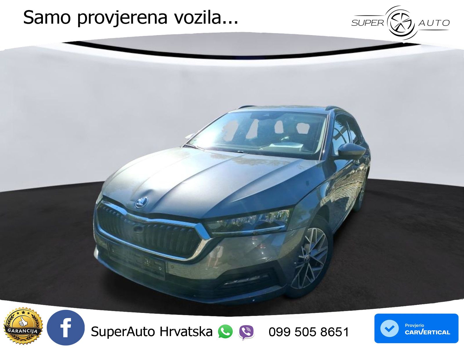 Škoda Octavia Combi 2.0 TDI (150 KS) DSG LED+GR SJED+ACC