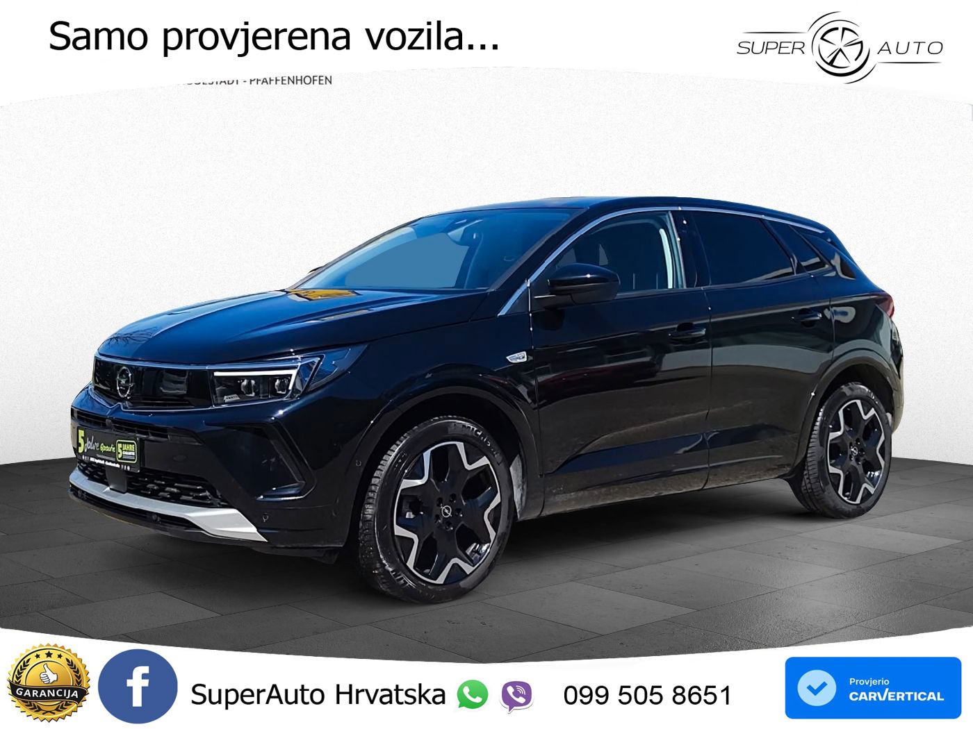 Opel Grandland 1.2i Turbo (130 KS) Automatic Ultimate LED+GR SJED+ACC