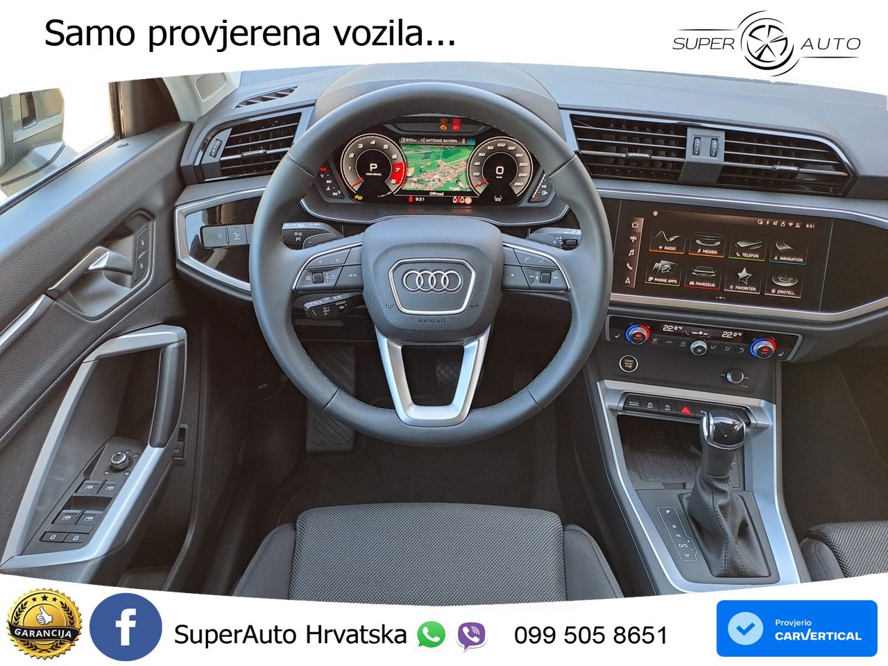 Audi Q3 35 TFSI (150 KS) S tronic advanced LED+GR SJED+ACC