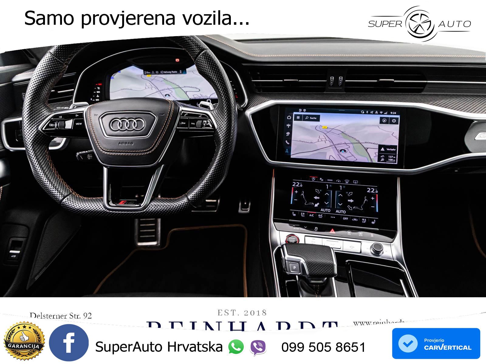 Audi RS6 Avant 4.0 TFSI V8 performance (630 KS)  quattro tiptronic LED+GR SJED+ACC