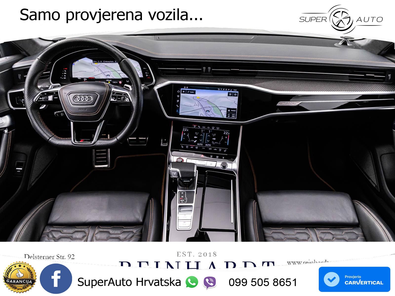 Audi RS6 Avant 4.0 TFSI V8 performance (630 KS)  quattro tiptronic LED+GR SJED+ACC