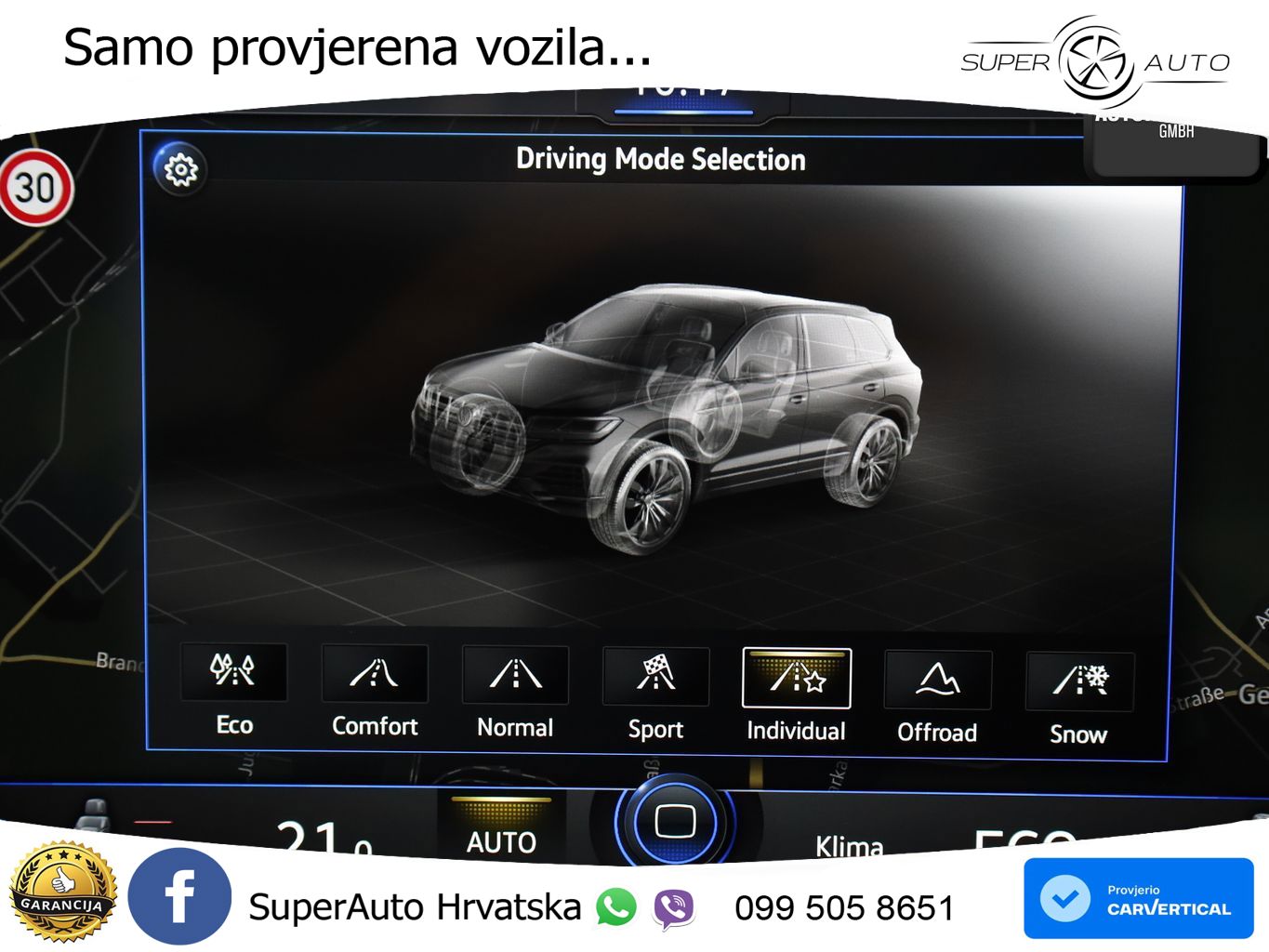 Volkswagen Touareg 3.0 V6 TDI (231 KS) 4MOTION Tiptronic R-Line ZRAČNI+ACC+GR SJED+KAM+PANO