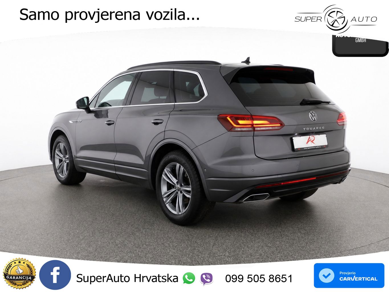 Volkswagen Touareg 3.0 V6 TDI (231 KS) 4MOTION Tiptronic R-Line ZRAČNI+ACC+GR SJED+KAM+PANO