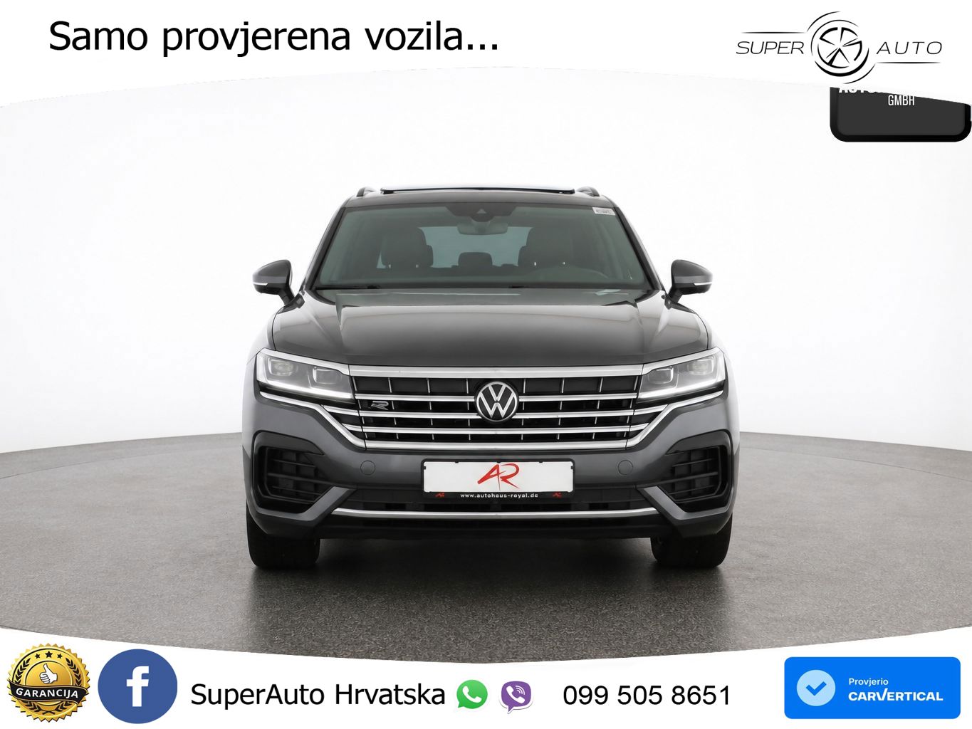 Volkswagen Touareg 3.0 V6 TDI (231 KS) 4MOTION Tiptronic R-Line ZRAČNI+ACC+GR SJED+KAM+PANO