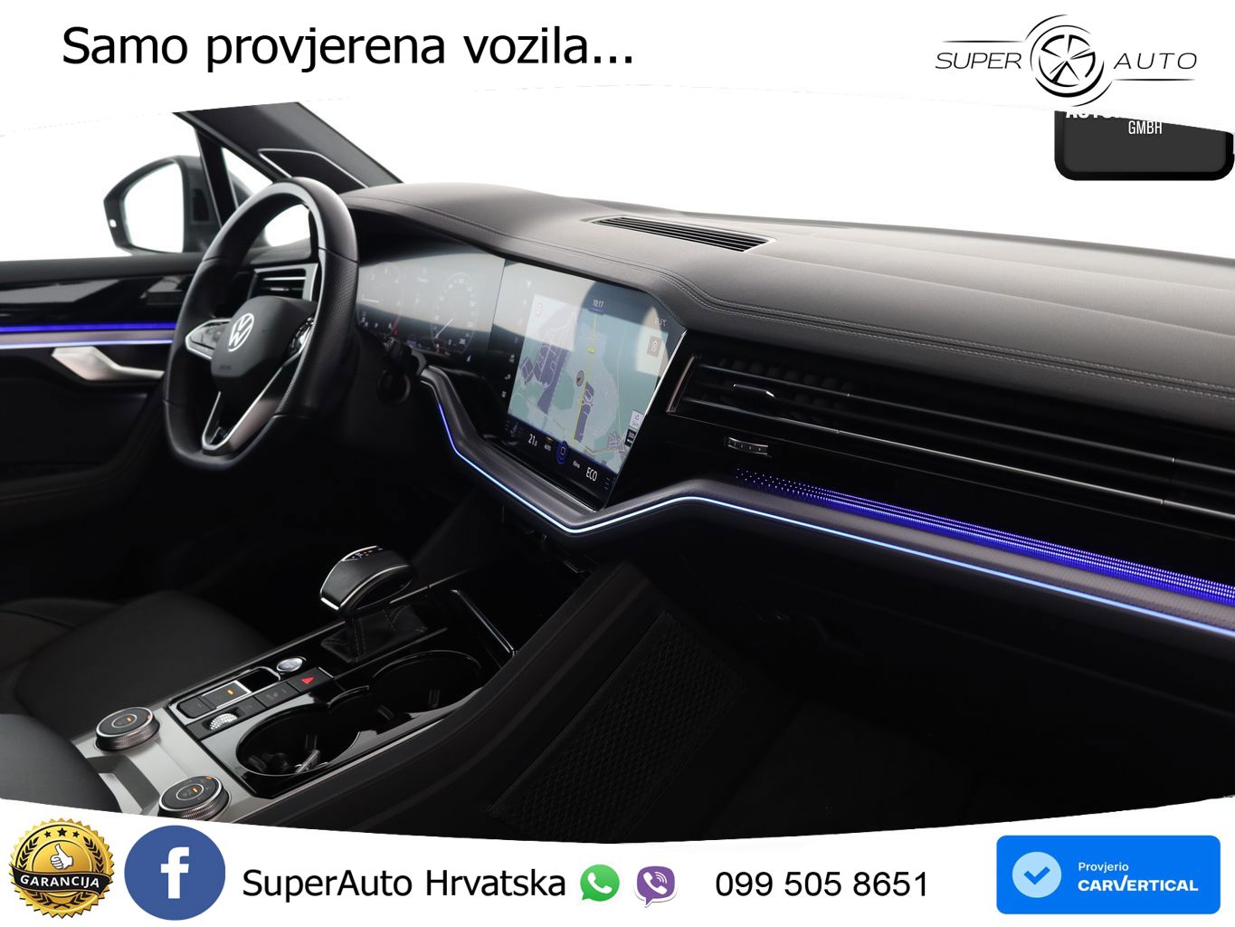 Volkswagen Touareg 3.0 V6 TDI (231 KS) 4MOTION Tiptronic R-Line ZRAČNI+ACC+GR SJED+KAM+PANO