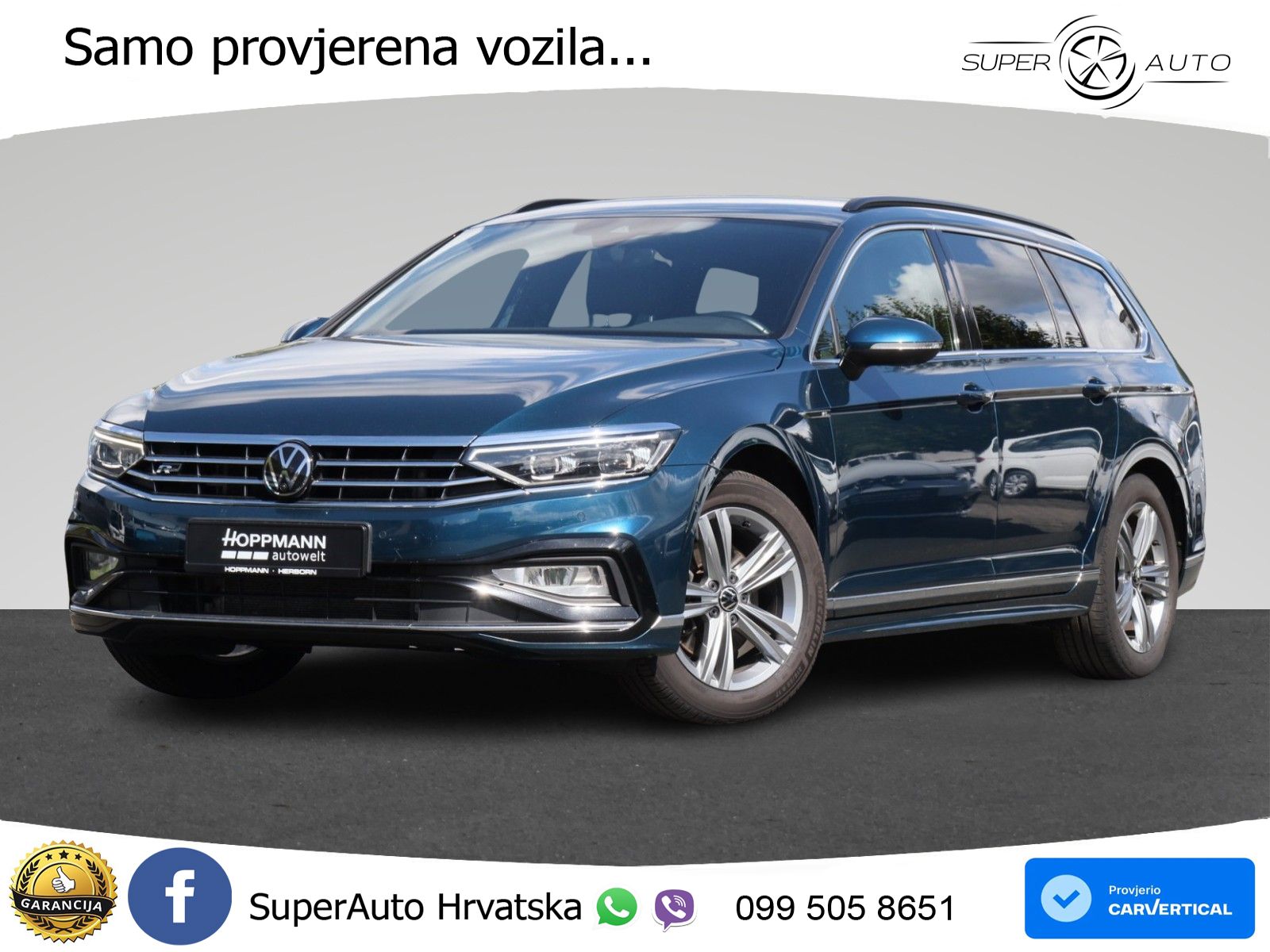 Volkswagen Passat Variant 2.0 TSI (190 KS) DSG R-Line MATRIX+GR SJED+KAM