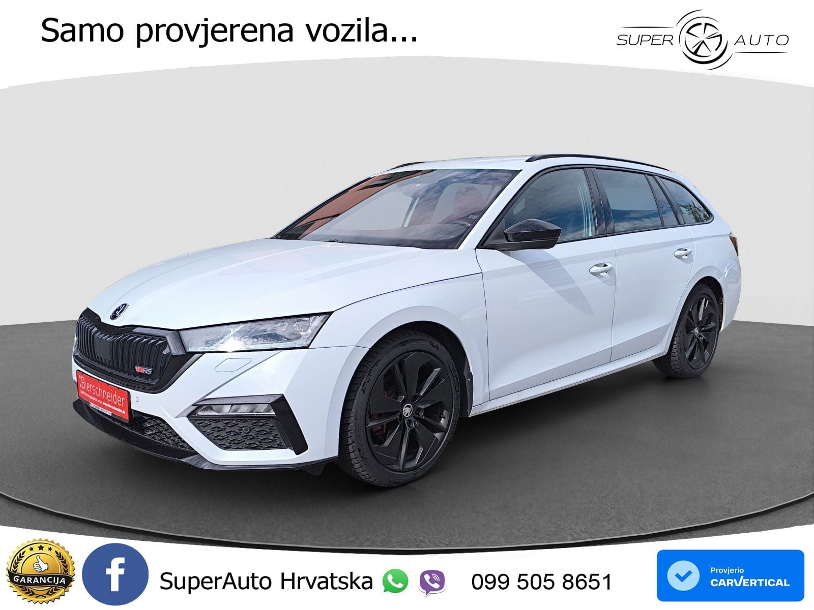 Škoda Octavia Combi RS 2.0 TDI (200 KS) 4x4 DSG LED+GR SJED+ACC