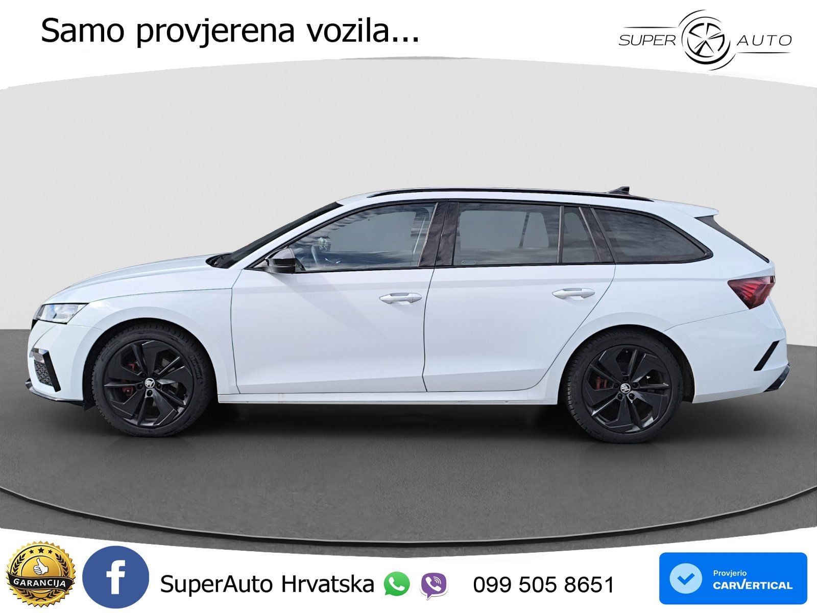 Škoda Octavia Combi RS 2.0 TDI (200 KS) 4x4 DSG LED+GR SJED+ACC