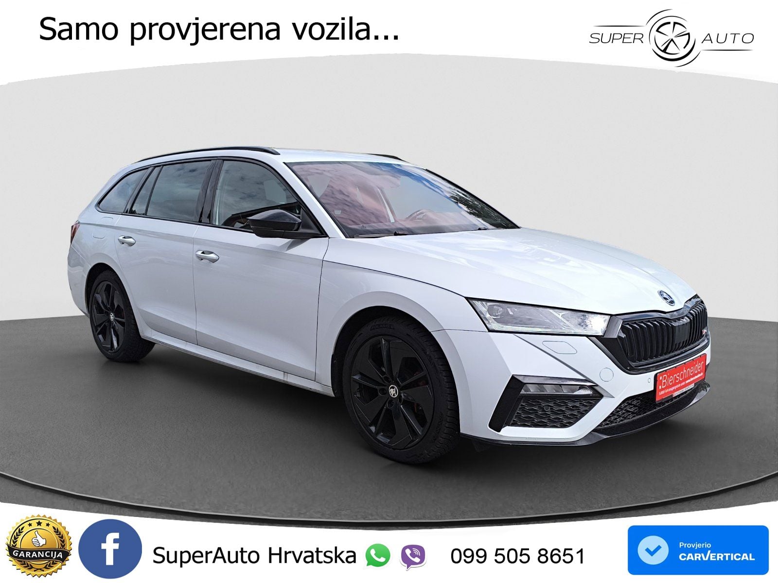 Škoda Octavia Combi RS 2.0 TDI (200 KS) 4x4 DSG LED+GR SJED+ACC