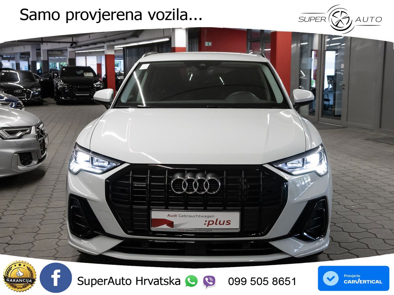 Audi Q3 40 TFSI (190 KS) quattro S tronic S line LED+GR SJED+ACC