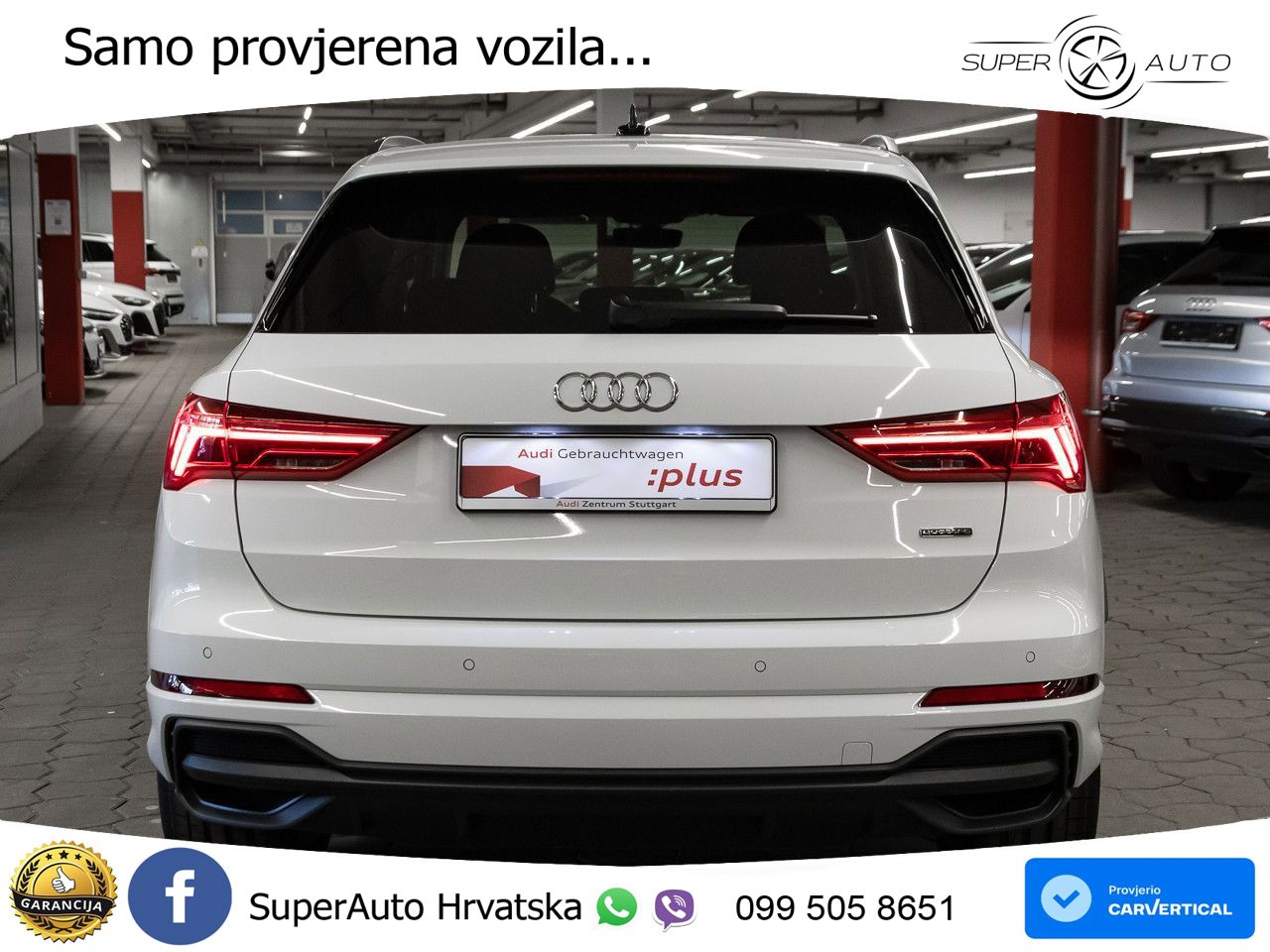 Audi Q3 40 TFSI (190 KS) quattro S tronic S line LED+GR SJED+ACC