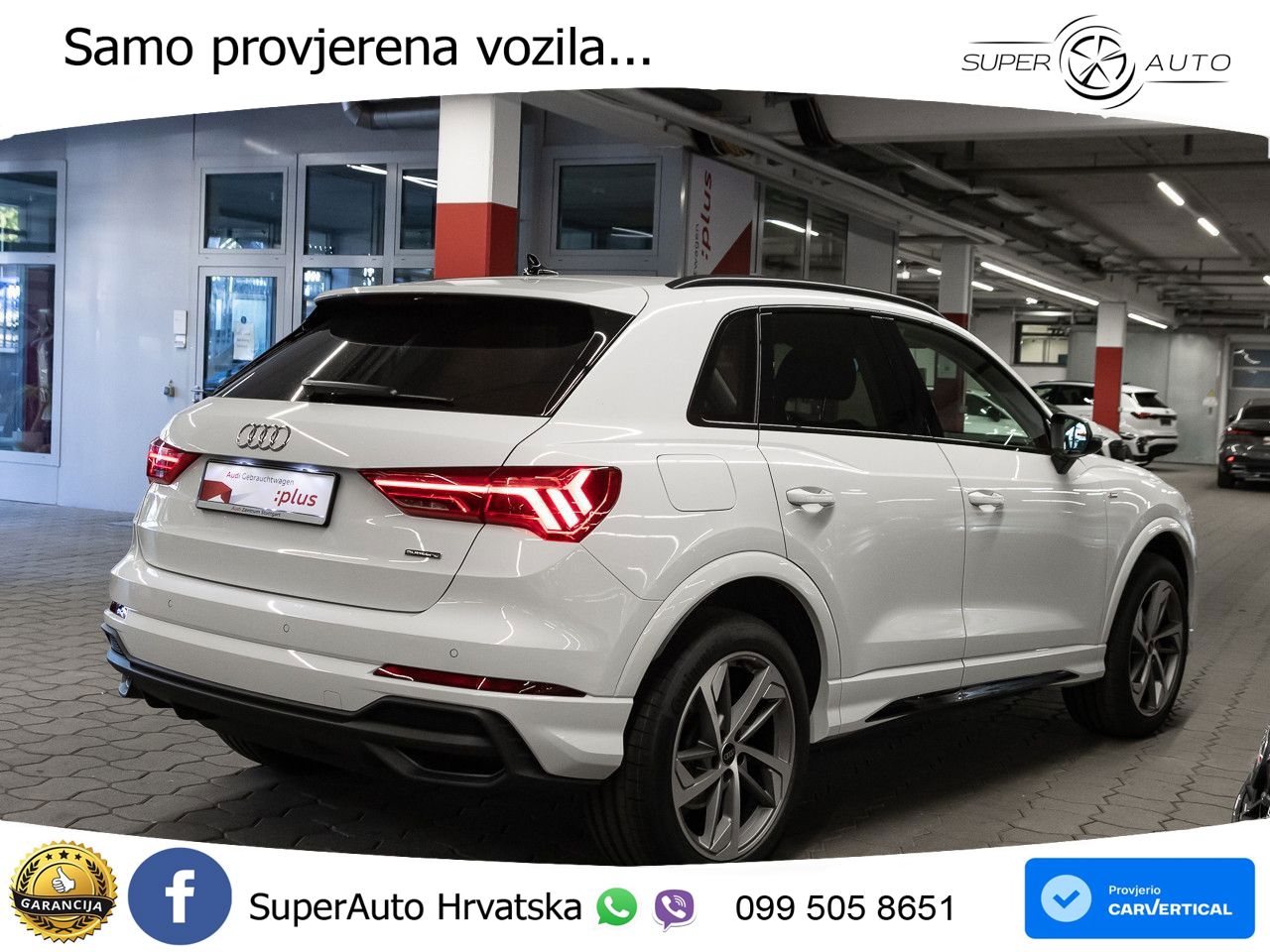 Audi Q3 40 TFSI (190 KS) quattro S tronic S line LED+GR SJED+ACC