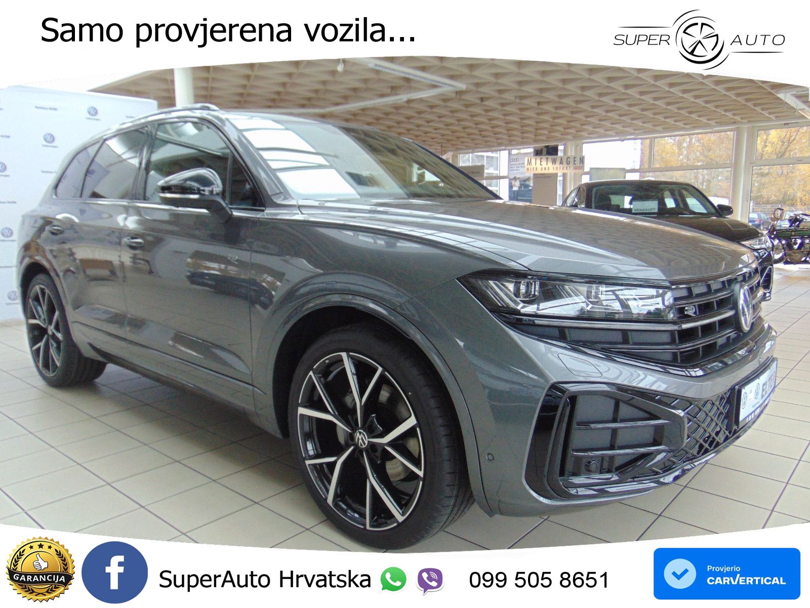 Volkswagen Touareg 3.0 V6 TDI (286 KS) 4MOTION Tiptronic ZRAČNI+ACC+GR SJED+KAM+PANO