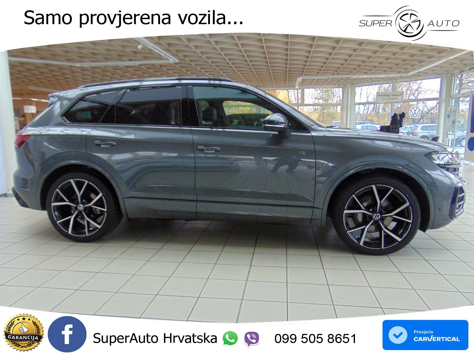 Volkswagen Touareg 3.0 V6 TDI (286 KS) 4MOTION Tiptronic ZRAČNI+ACC+GR SJED+KAM+PANO