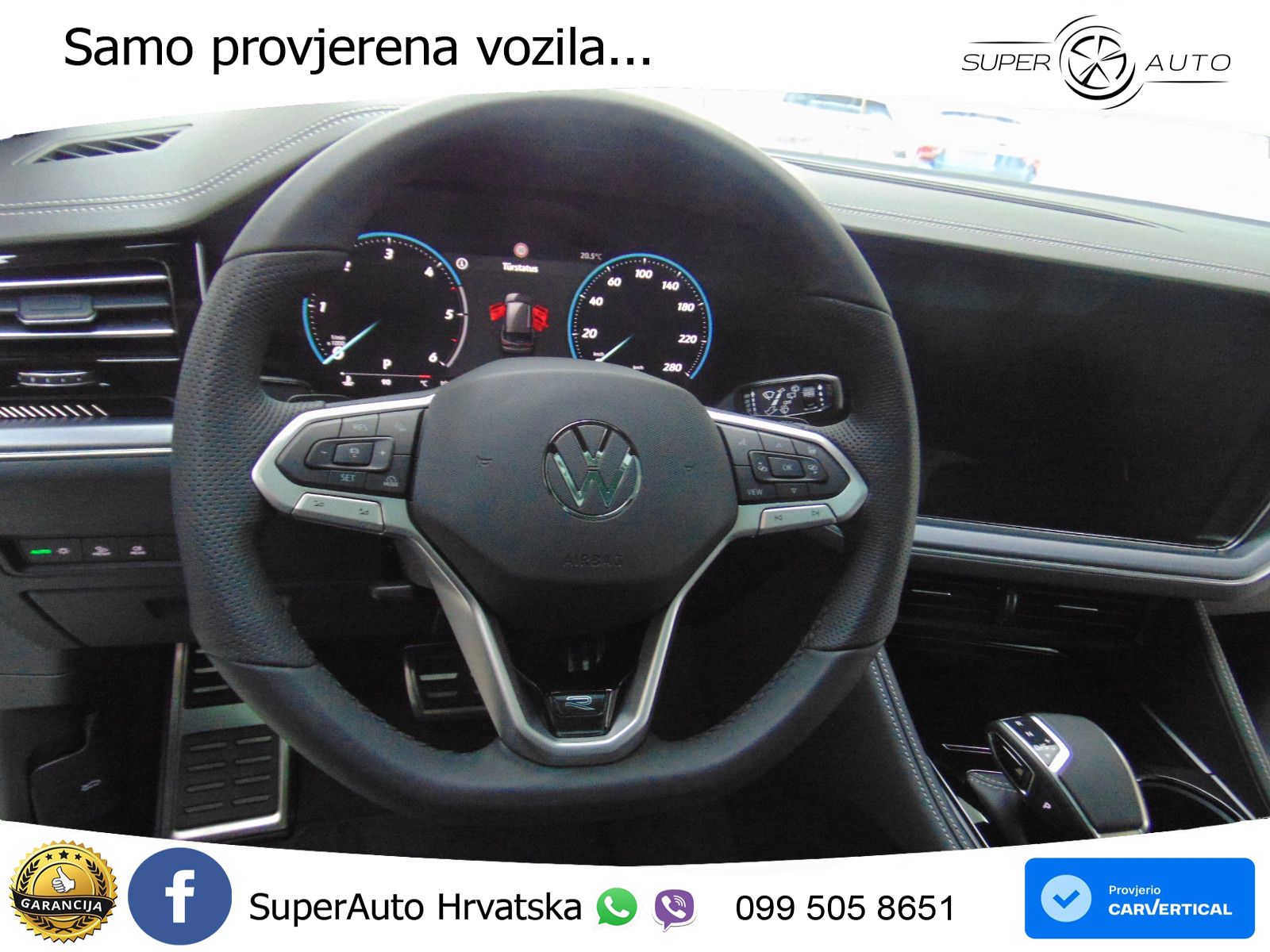Volkswagen Touareg 3.0 V6 TDI (286 KS) 4MOTION Tiptronic ZRAČNI+ACC+GR SJED+KAM+PANO