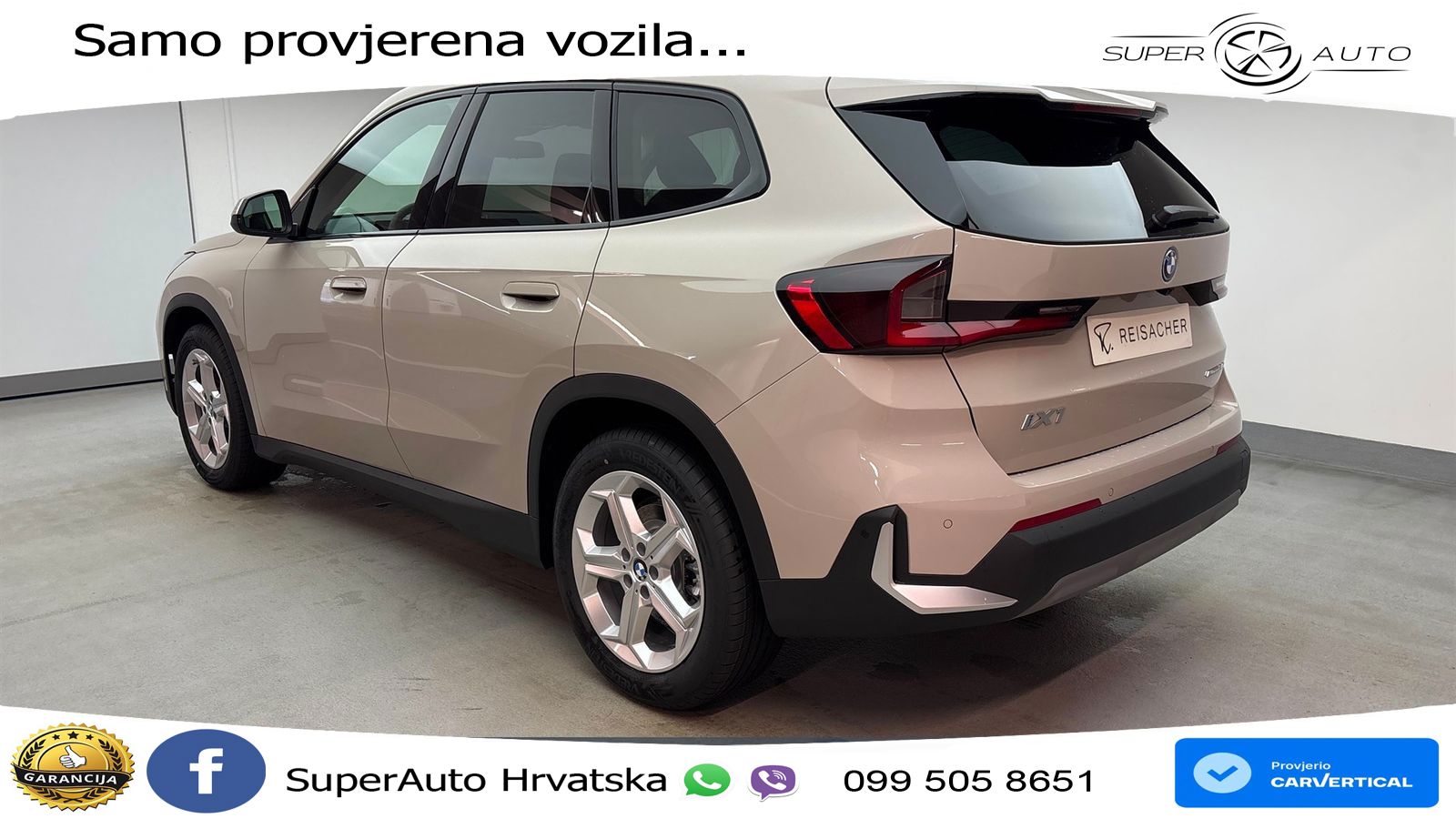 BMW iX1 66.5 kWh (204 KS) eDrive20 LED+GR SJED+ACC