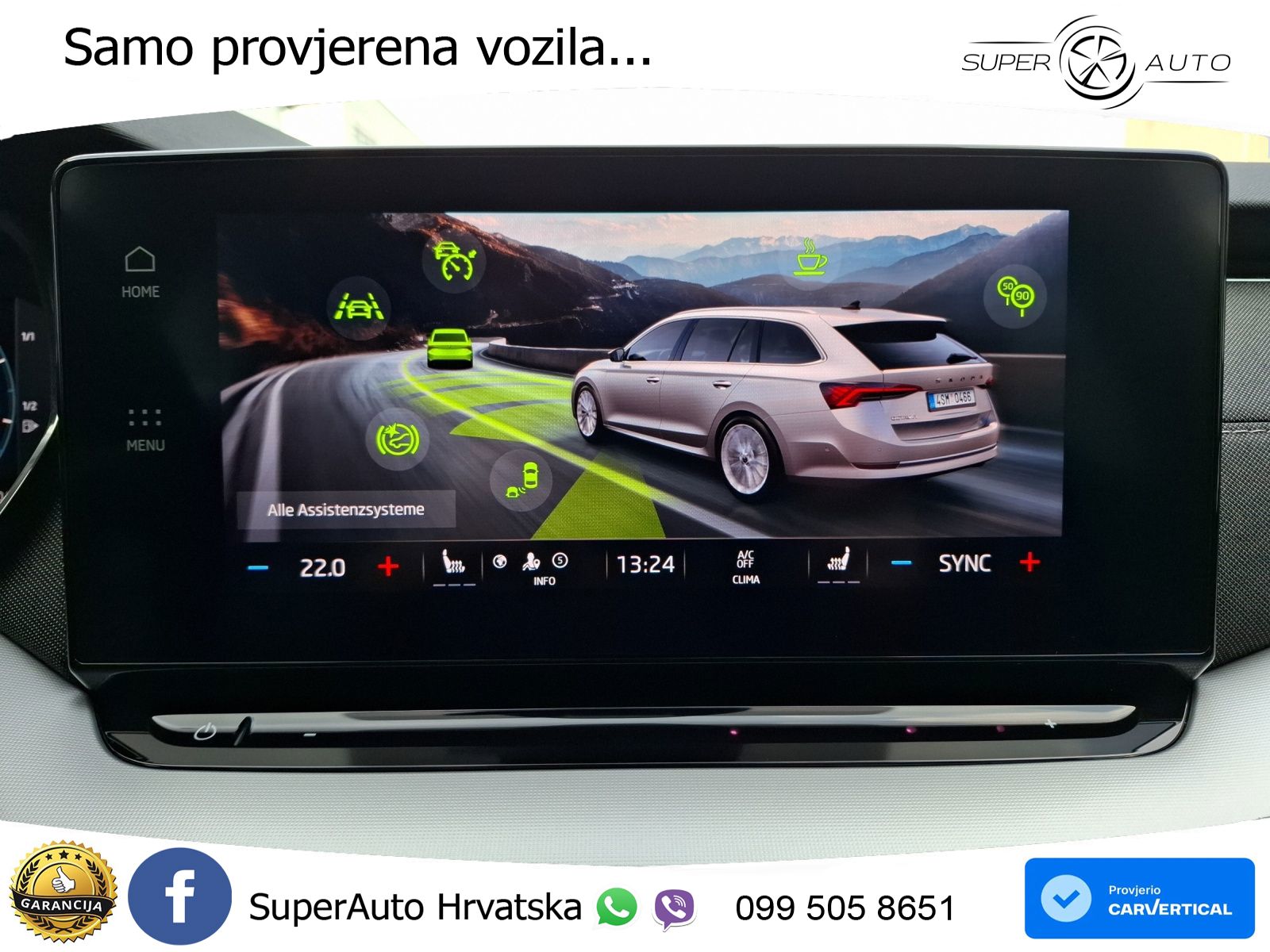 Škoda Octavia Combi 2.0 TDI (150 KS) DSG LED+GR SJED+ACC
