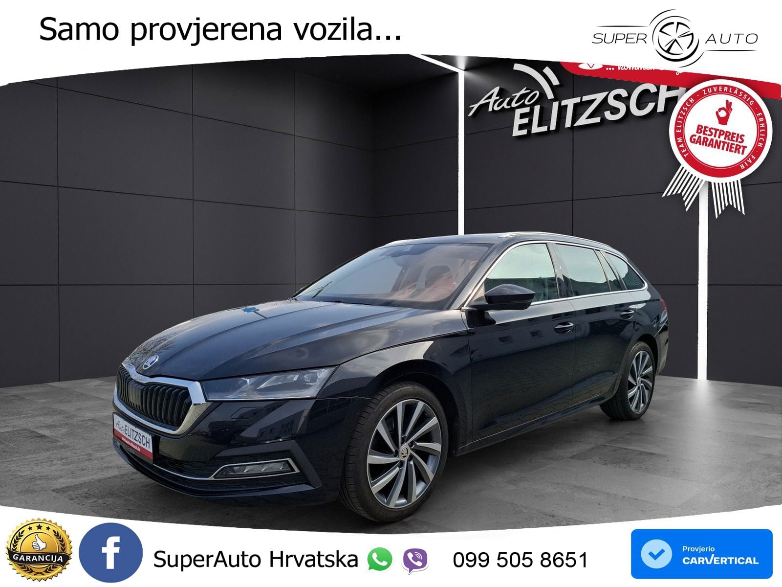 Škoda Octavia Combi 2.0 TDI (150 KS) DSG LED+GR SJED+ACC