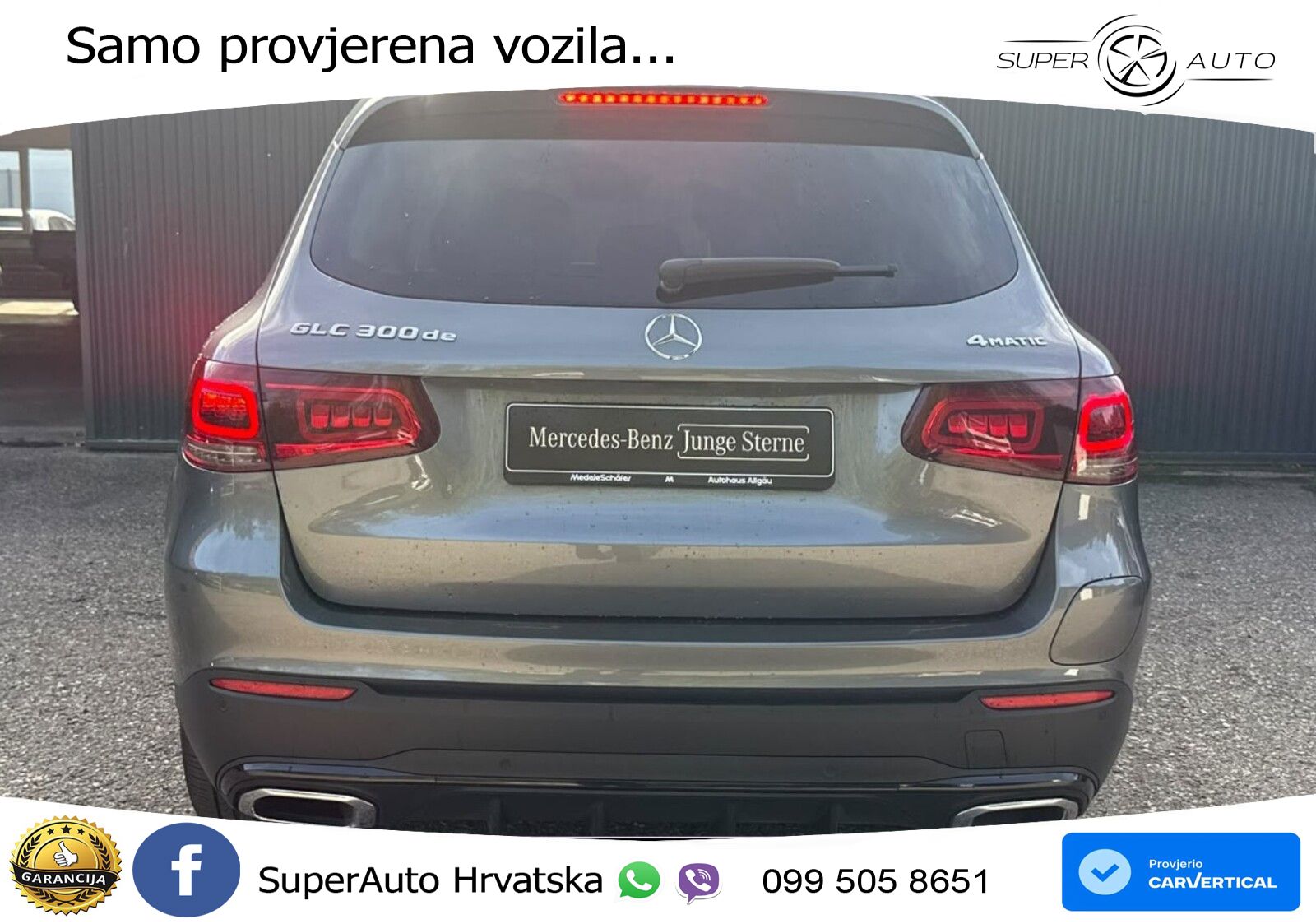Mercedes GLC 300de (306 KS) 4MATIC 9G-TRONIC AMG ACC+GR SJED+360+PANO