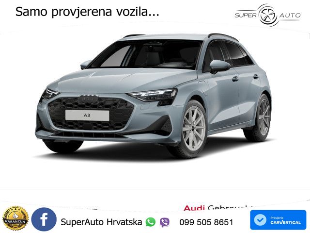 Audi A3 40 TFSIe (204 KS) S tronic LED+GR SJED+ACC