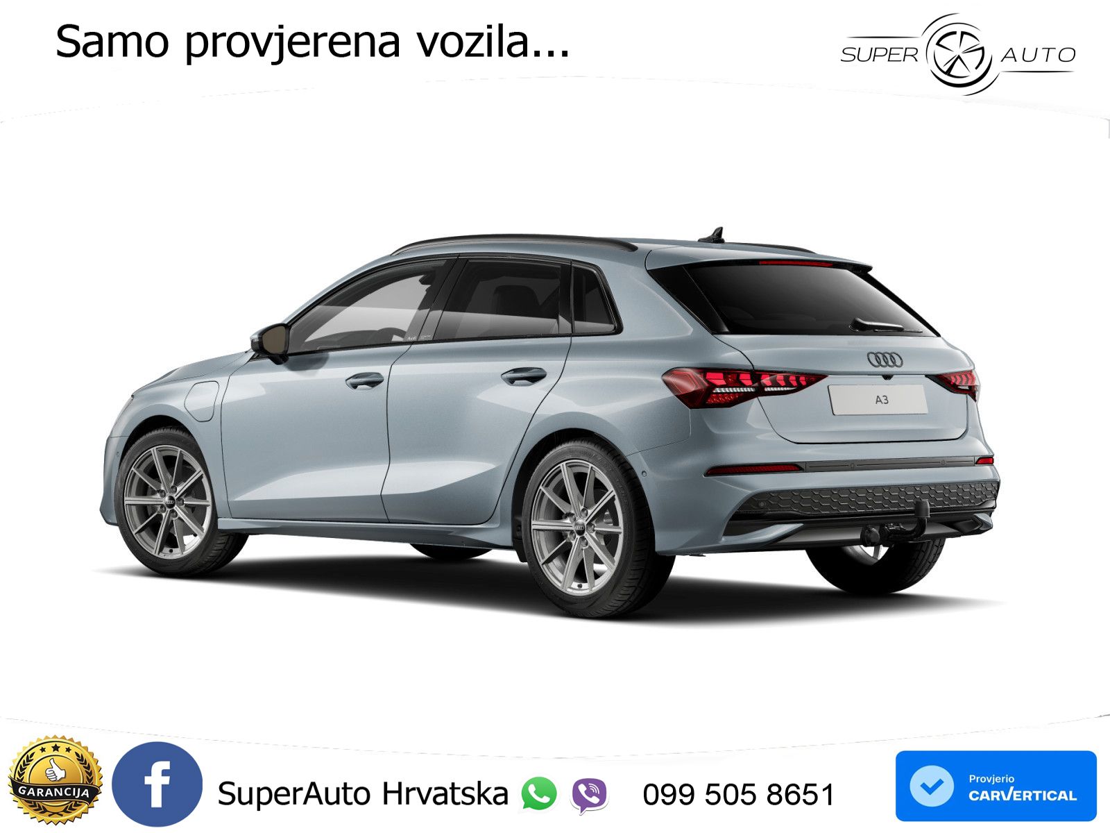 Audi A3 40 TFSIe (204 KS) S tronic LED+GR SJED+ACC
