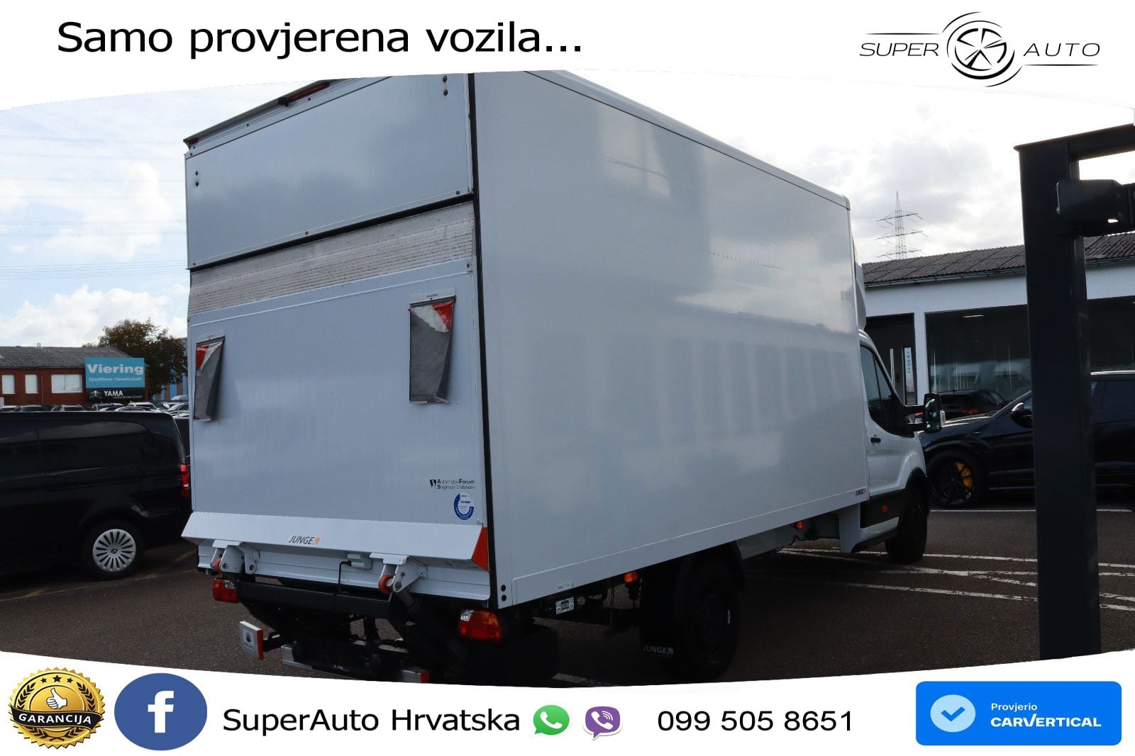 Ford Transit 2.0 TDCi Koffer mit LBW * KLIMA+EURO 6 * 159 KS