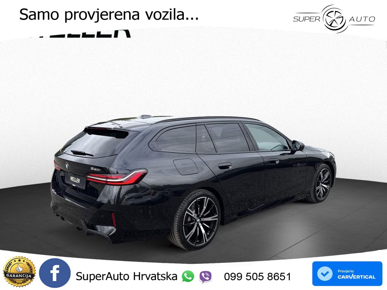 BMW 520i Touring (208 KS) Steptronic M Sport LED+GR SJED+ACC