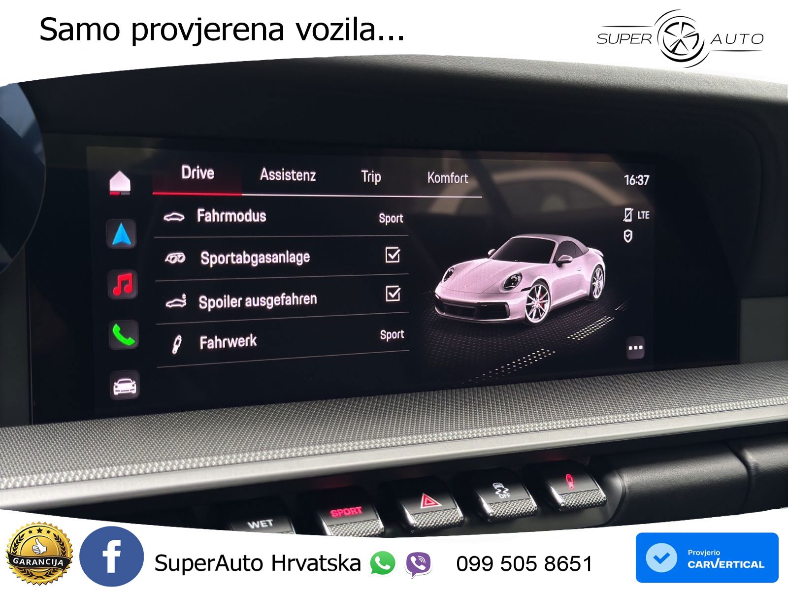 Porsche 911 Carrera S 3.0 (450 KS) PDK LED+GR SJED+ACC