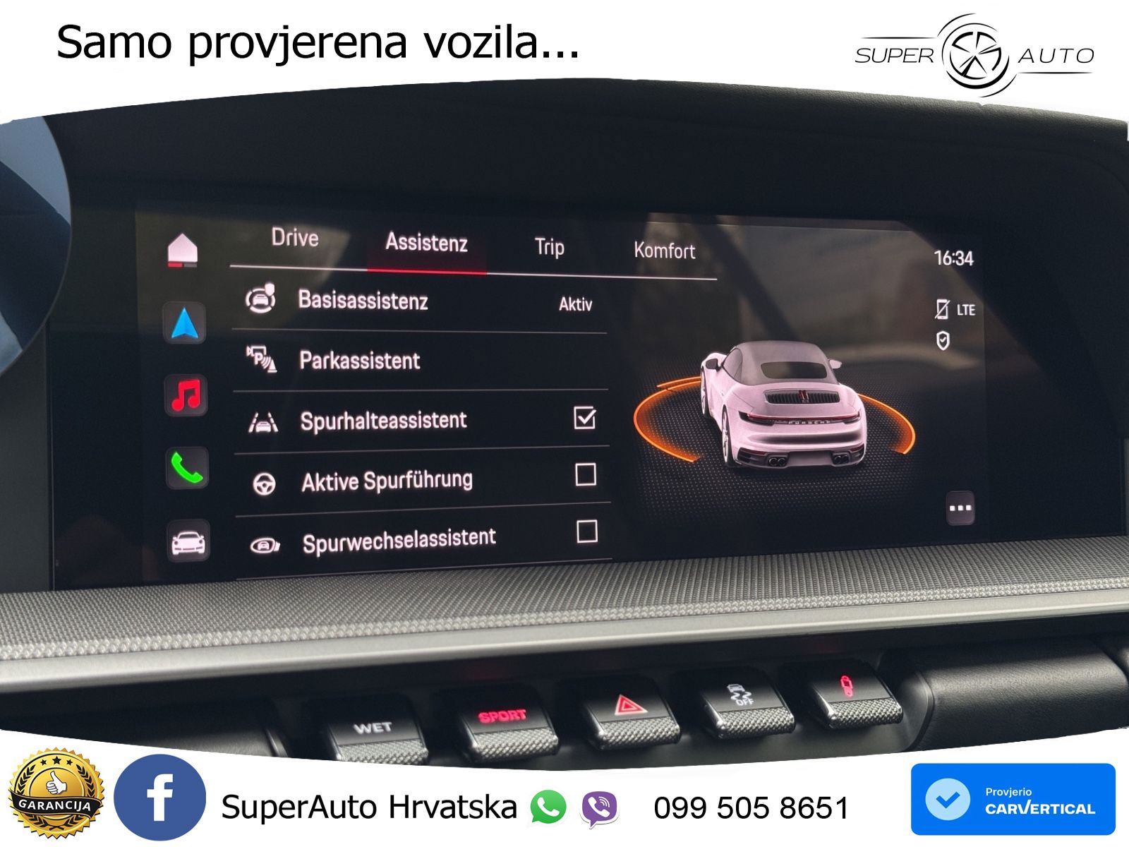 Porsche 911 Carrera S 3.0 (450 KS) PDK LED+GR SJED+ACC