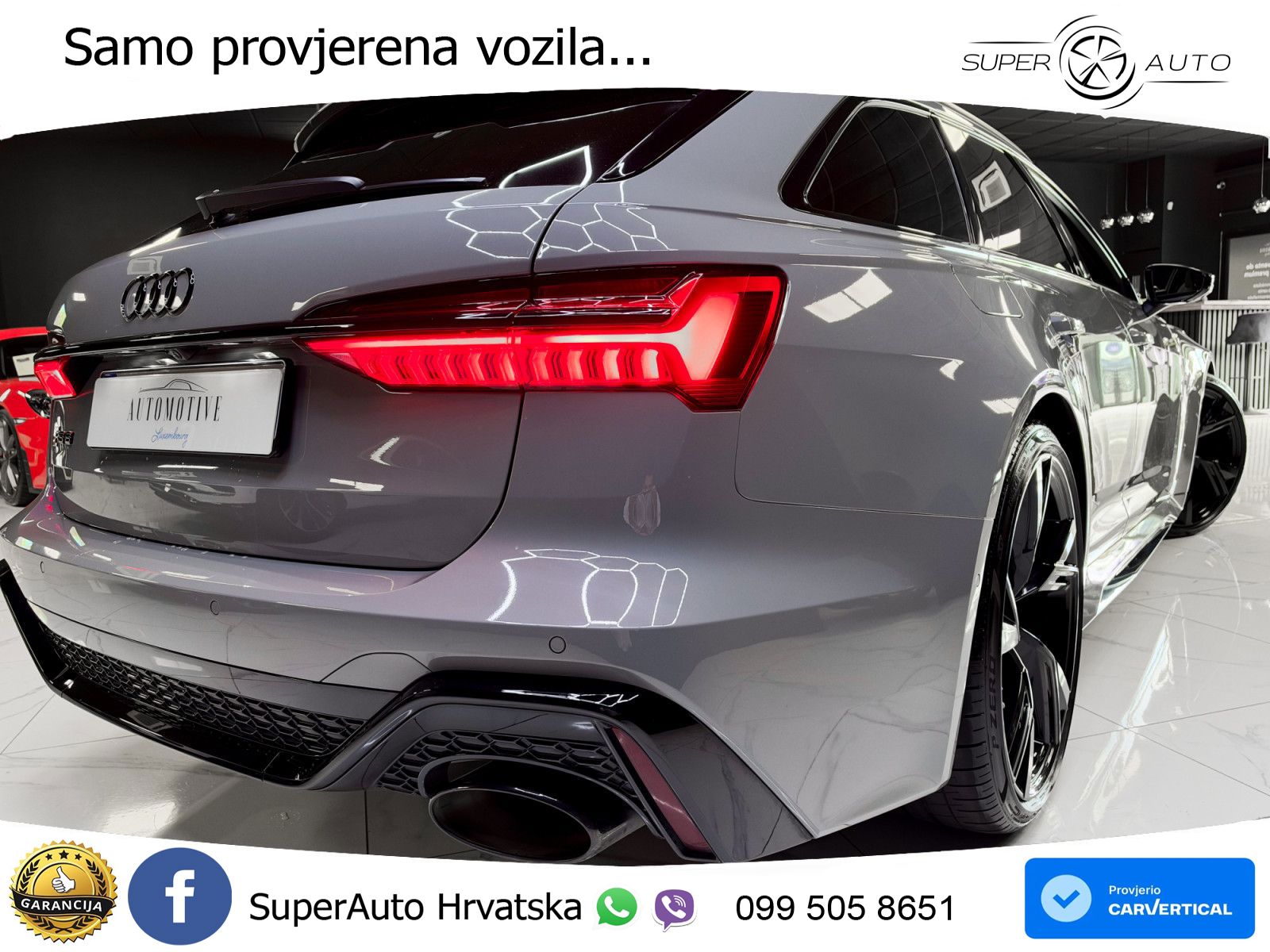 Audi RS6 Avant 4.0 TFSI V8 (600 KS) quattro Tiptronic LED+GR SJED+ACC