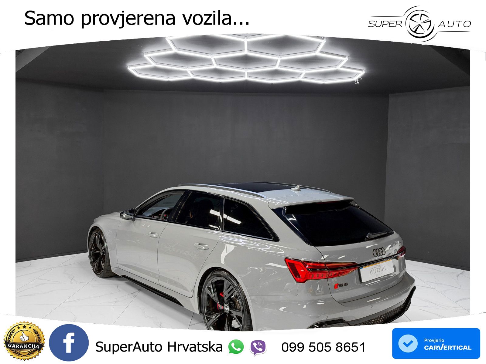 Audi RS6 Avant 4.0 TFSI V8 (600 KS) quattro Tiptronic LED+GR SJED+ACC