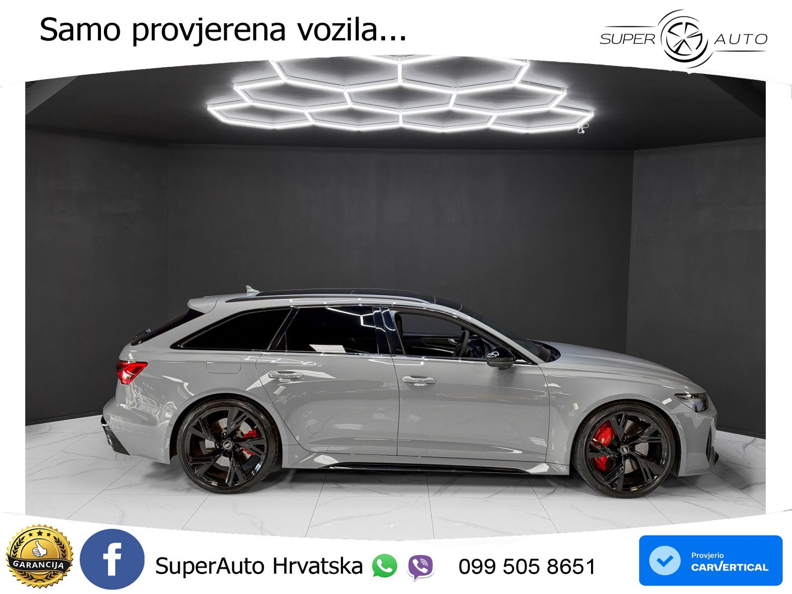 Audi RS6 Avant 4.0 TFSI V8 (600 KS) quattro Tiptronic LED+GR SJED+ACC