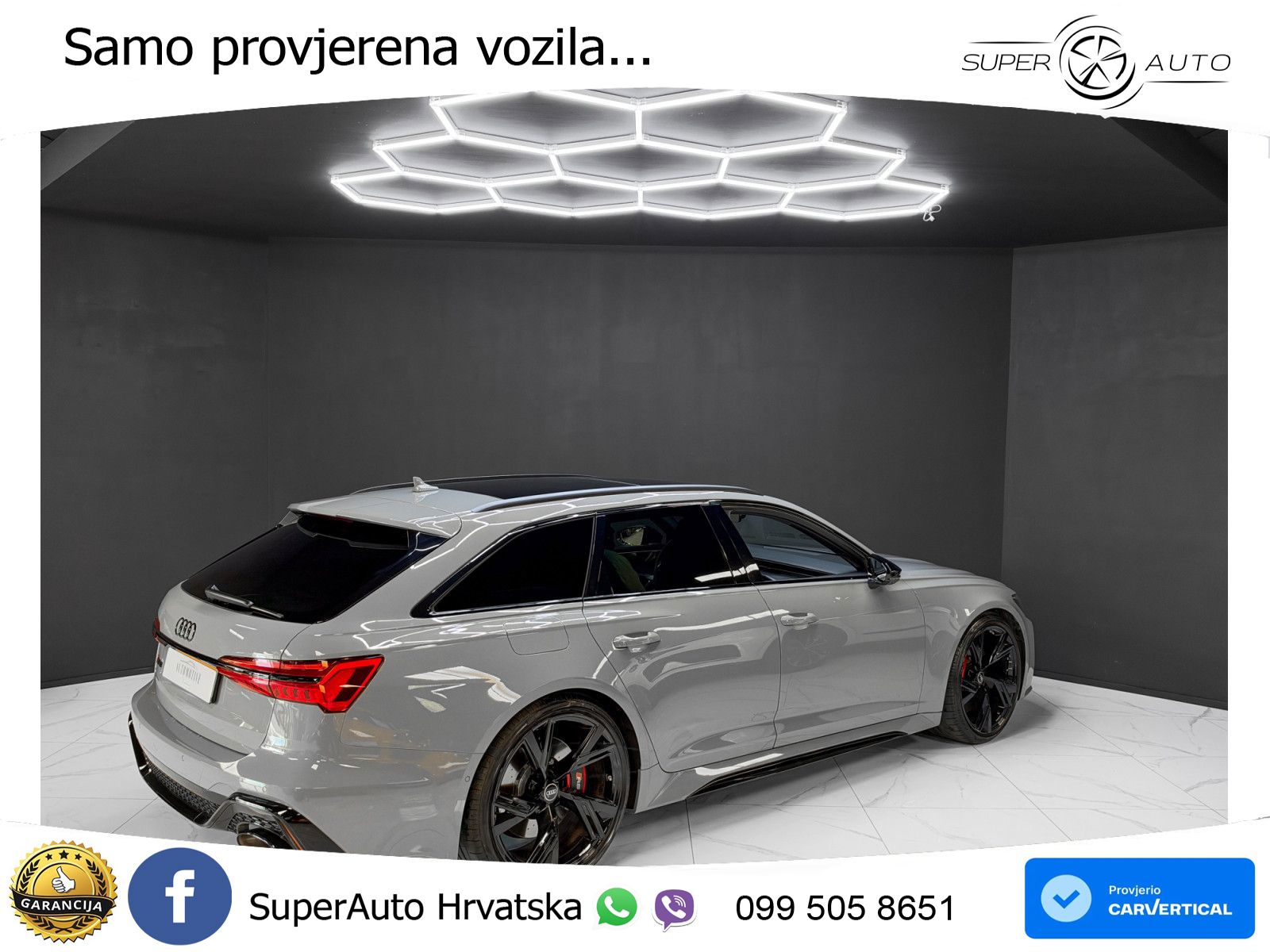 Audi RS6 Avant 4.0 TFSI V8 (600 KS) quattro Tiptronic LED+GR SJED+ACC