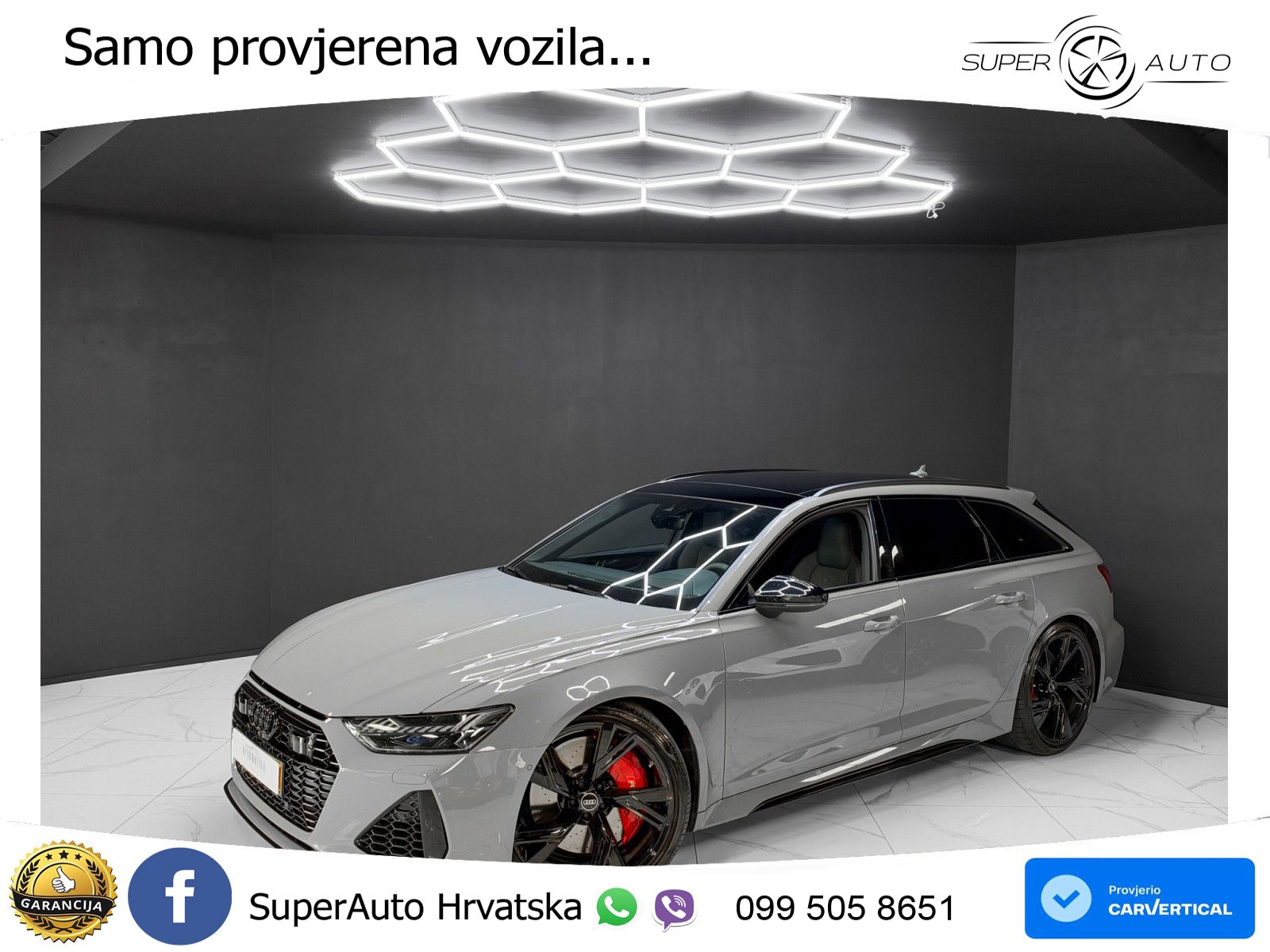 Audi RS6 Avant 4.0 TFSI V8 (600 KS) quattro Tiptronic LED+GR SJED+ACC