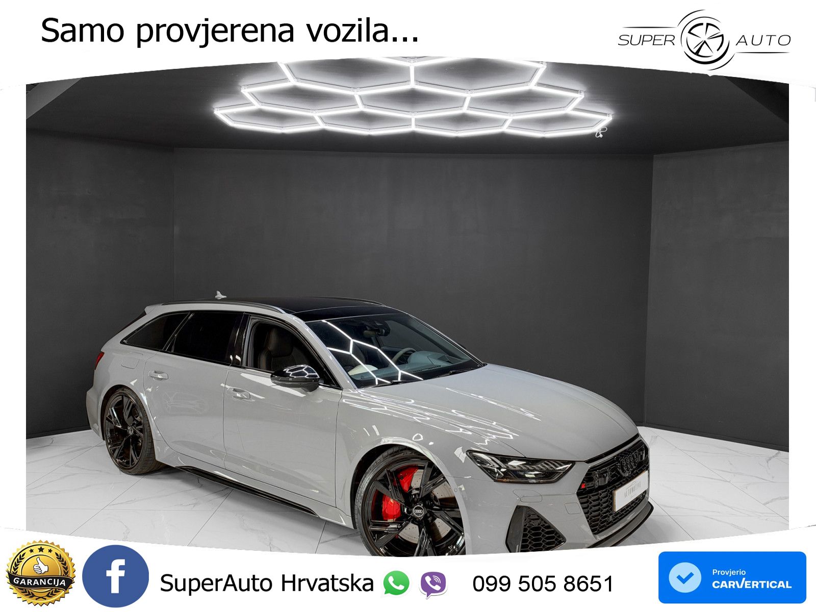 Audi RS6 Avant 4.0 TFSI V8 (600 KS) quattro Tiptronic LED+GR SJED+ACC