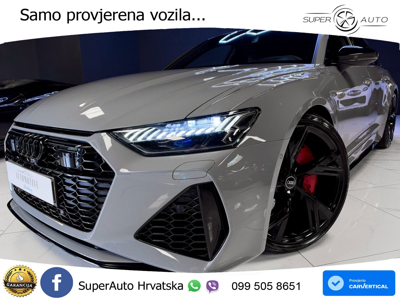 Audi RS6 Avant 4.0 TFSI V8 (600 KS) quattro Tiptronic LED+GR SJED+ACC