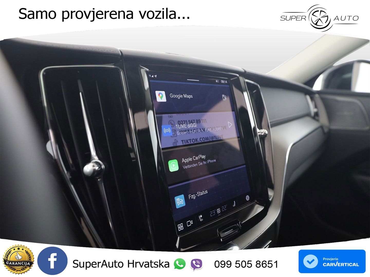 Volvo XC60 B5 Benzin AWD Geartronic ZRAČNI+ACC+4xGR SJED+KAM