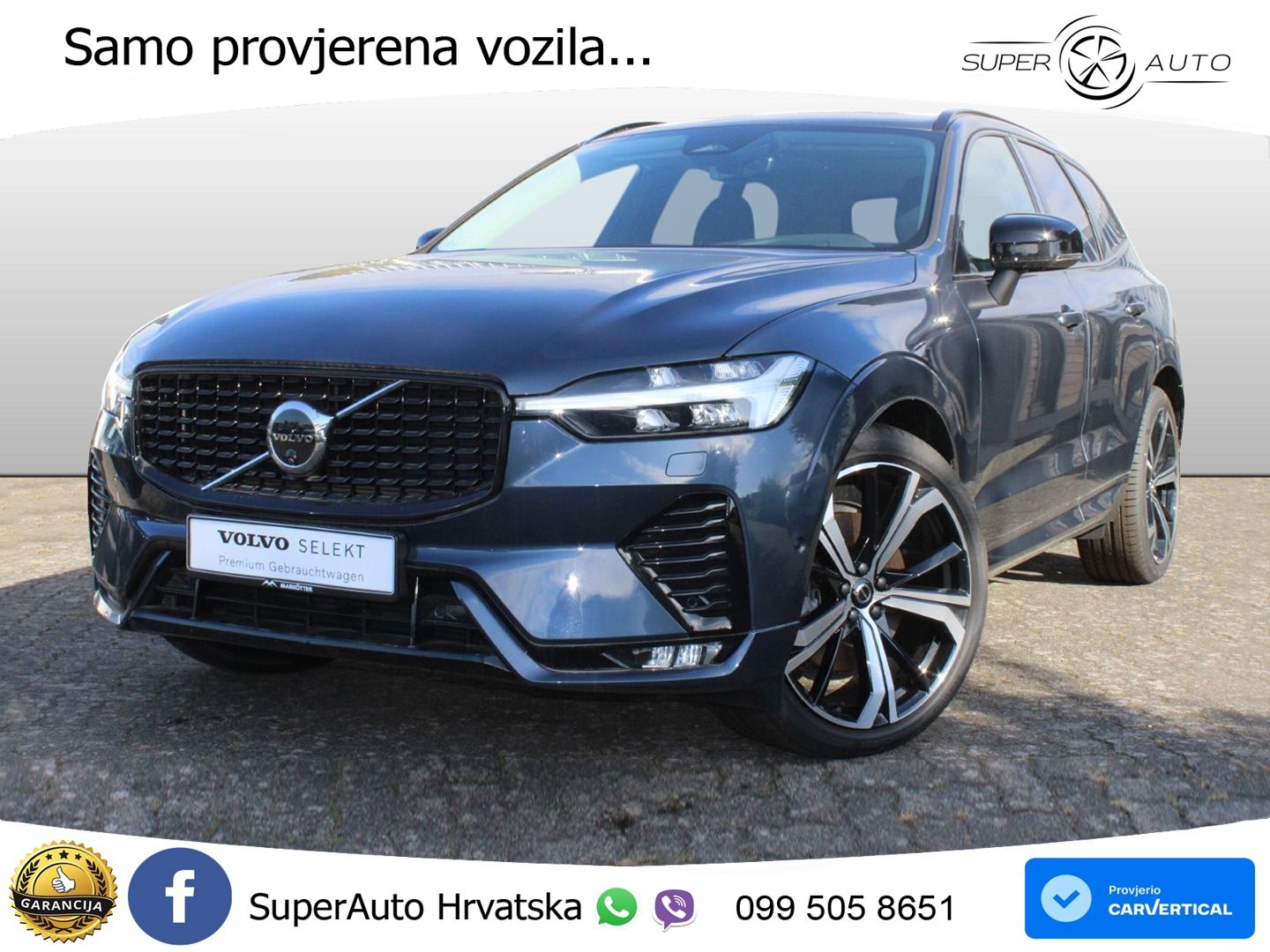 Volvo XC60 B5 Benzin AWD Geartronic ZRAČNI+ACC+4xGR SJED+KAM