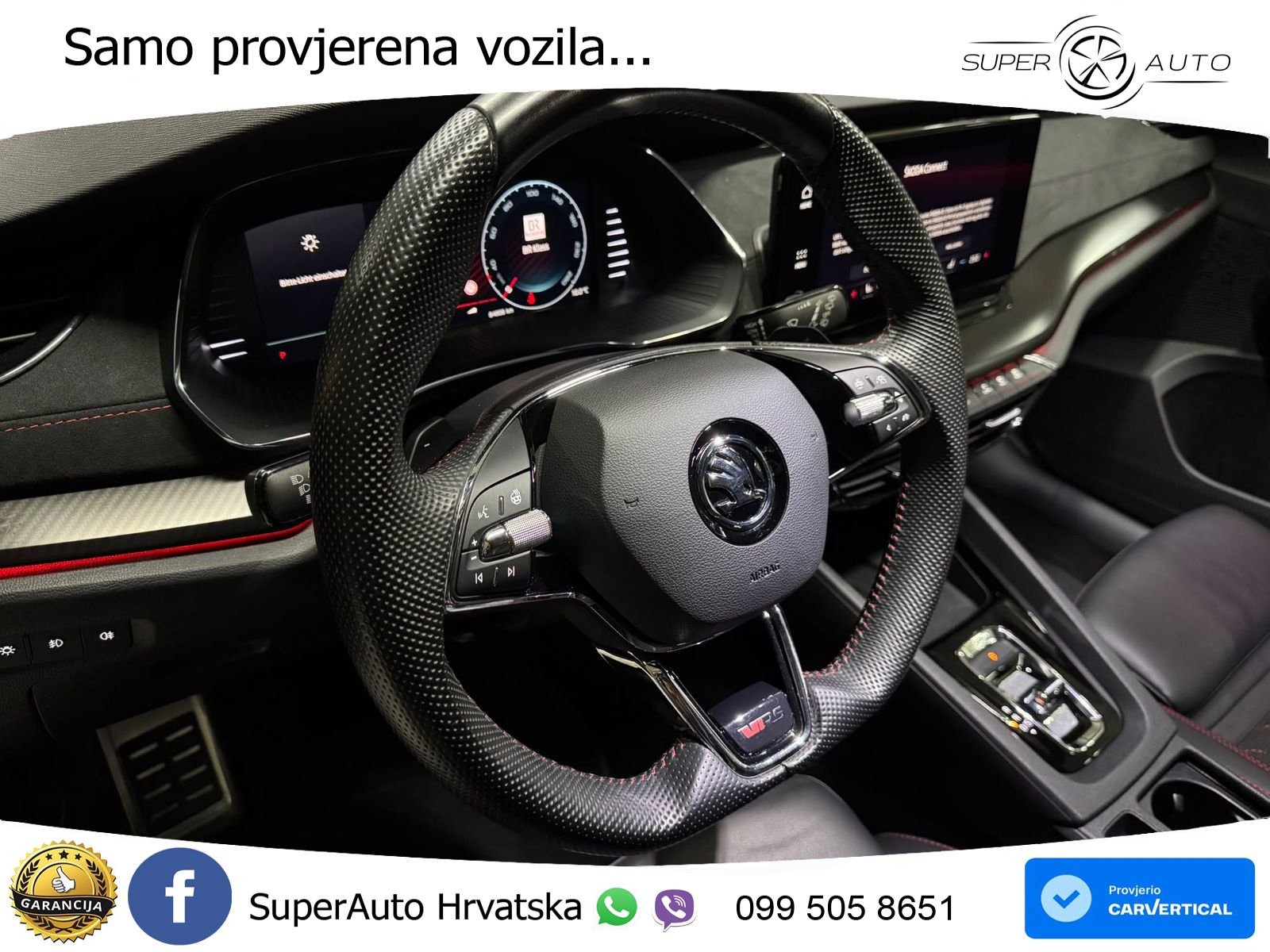 Škoda Octavia Combi RS 2.0 TDI (200 KS) 4x4 DSG LED+GR SJED+ACC