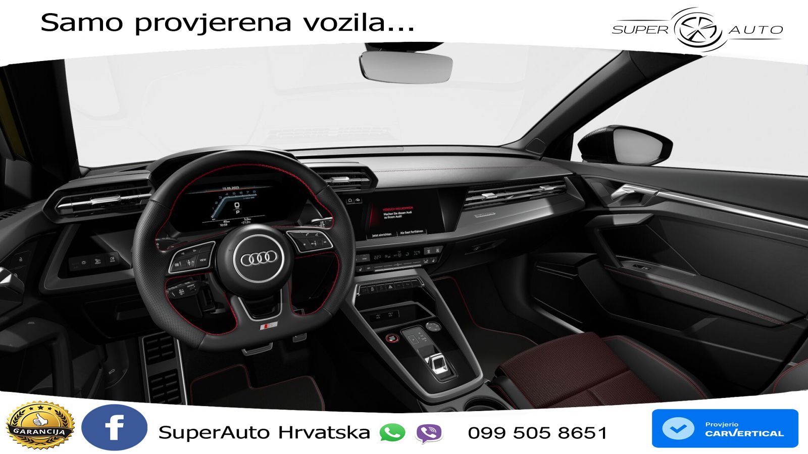 Audi S3 Limuzina 2.0 TFSI (310 KS) quattro S tronic LED+GR SJED+ACC