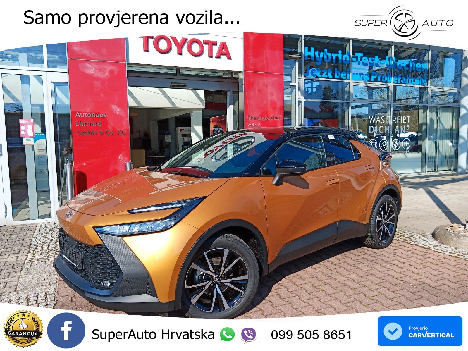 Toyota C-HR 2.0 (198 KS) Hybrid e-CVT Teamplayer LED+GR SJED+ACC