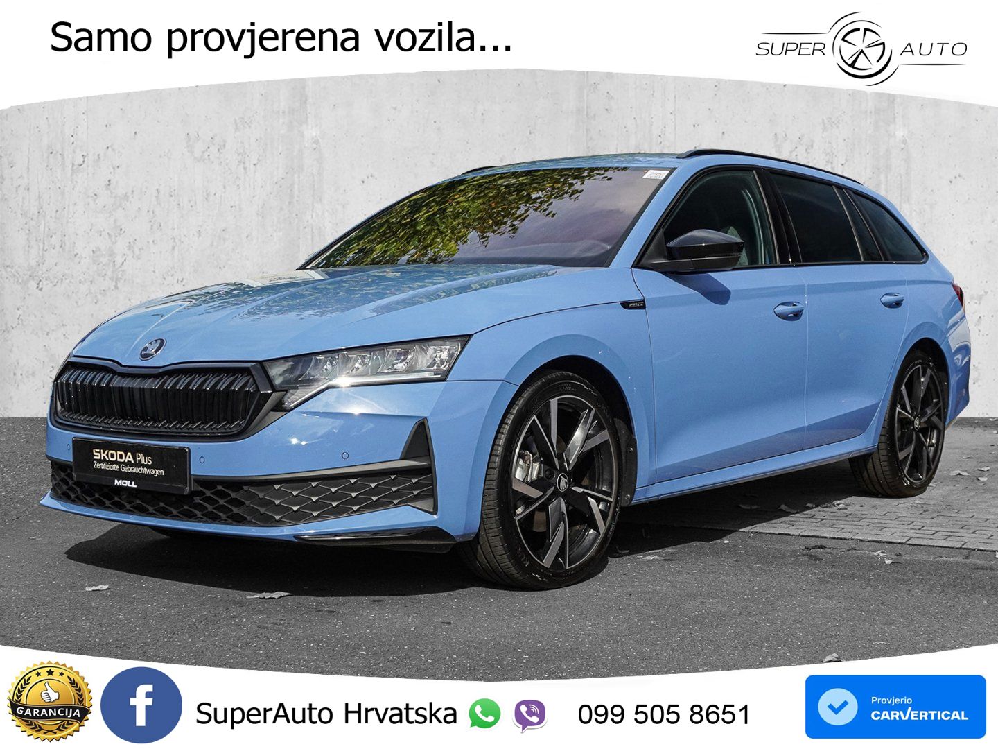 Škoda Octavia Combi 2.0 TDI (150 KS) DSG SportLine LED+GR SJED+ACC