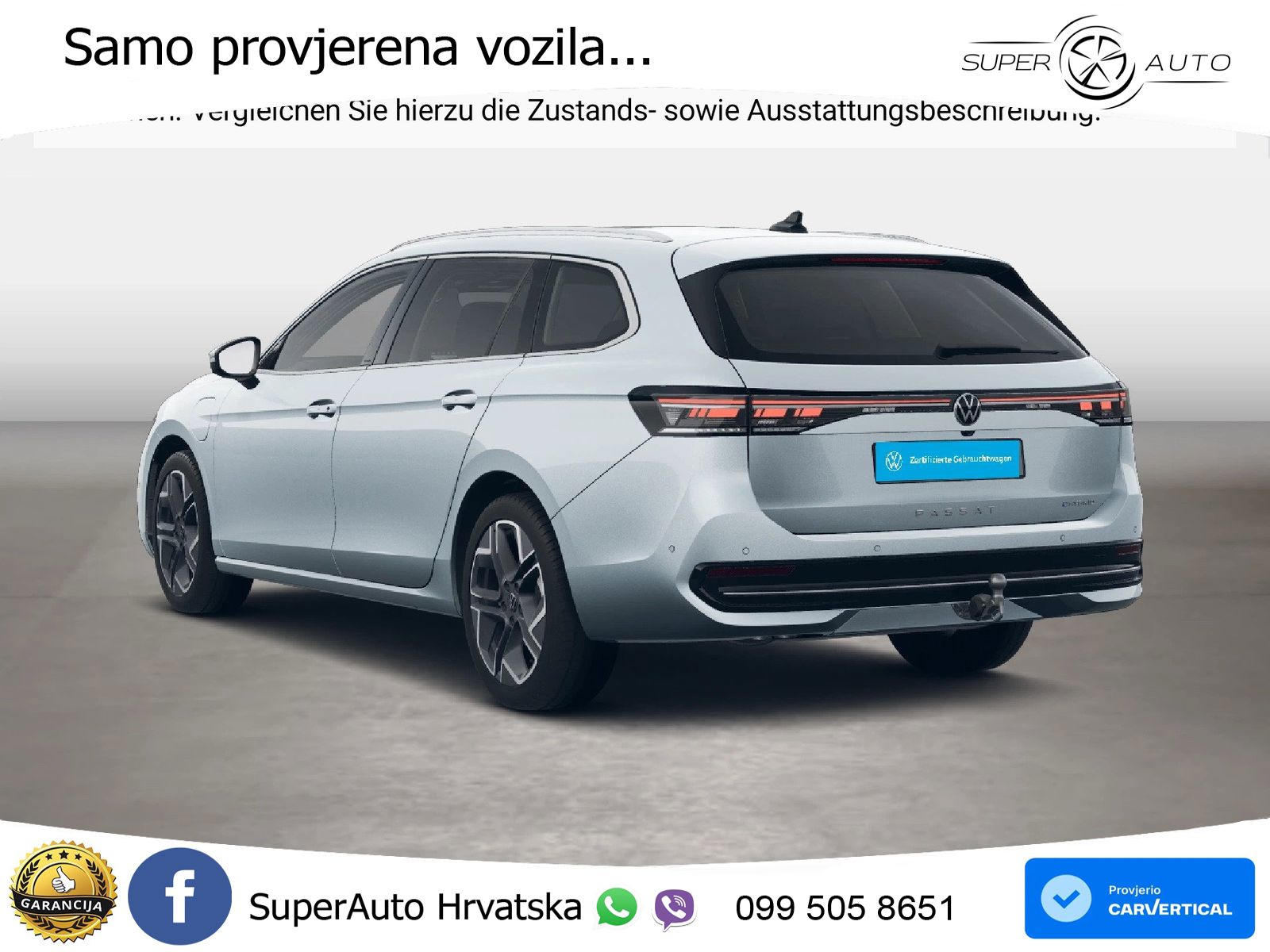 Volkswagen Passat Variant 1.5 TSI (204 KS) eHybrid DSG Elegance LED+GR SJED+ACC
