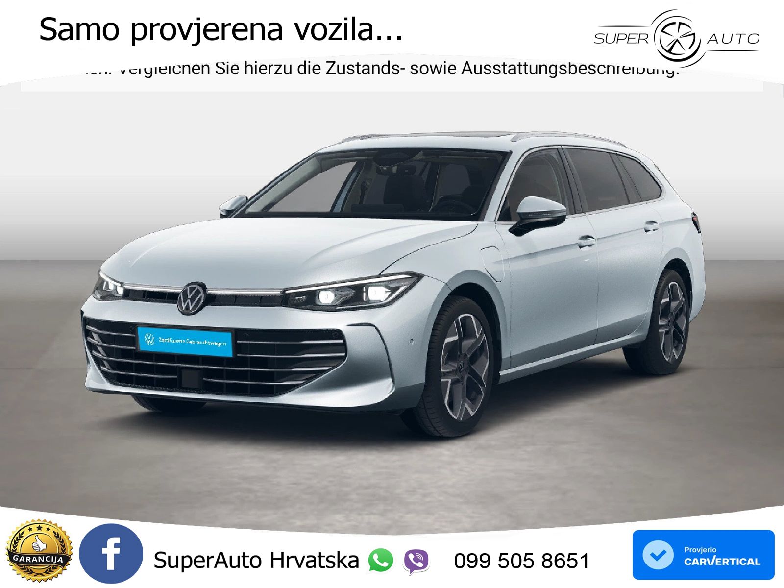 Volkswagen Passat Variant 1.5 TSI (204 KS) eHybrid DSG Elegance LED+GR SJED+ACC