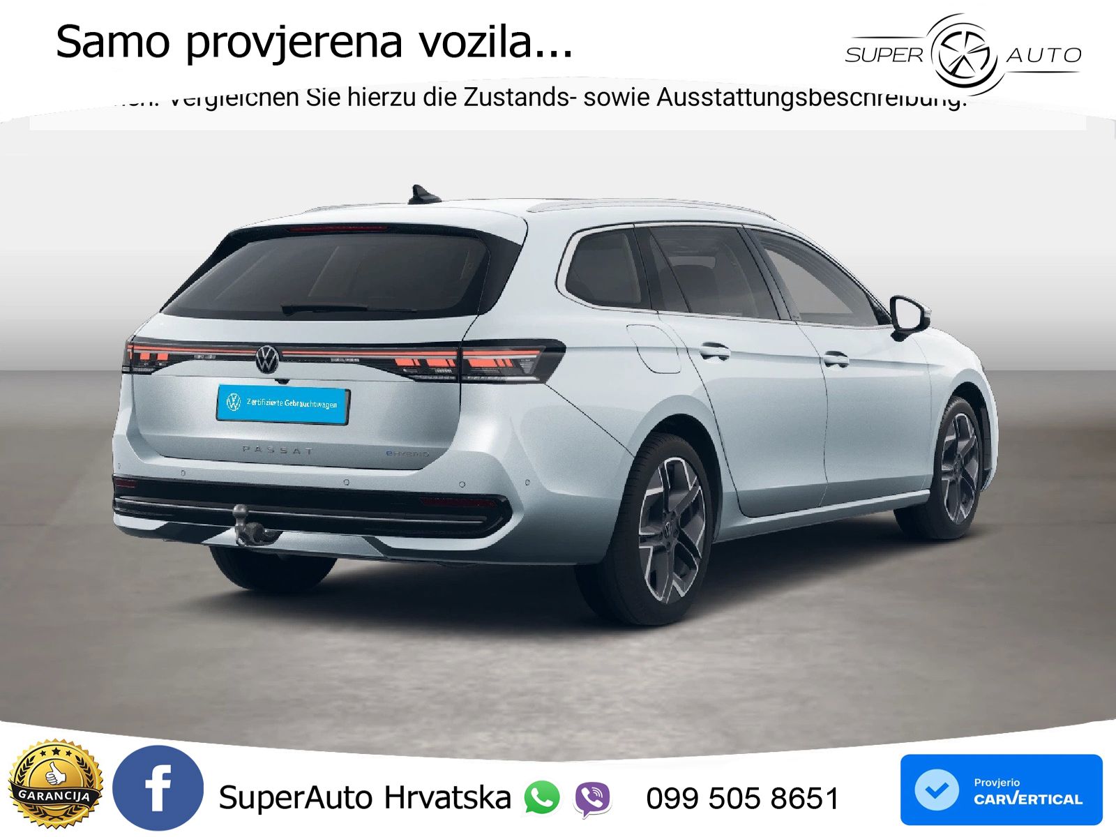 Volkswagen Passat Variant 1.5 TSI (204 KS) eHybrid DSG Elegance LED+GR SJED+ACC