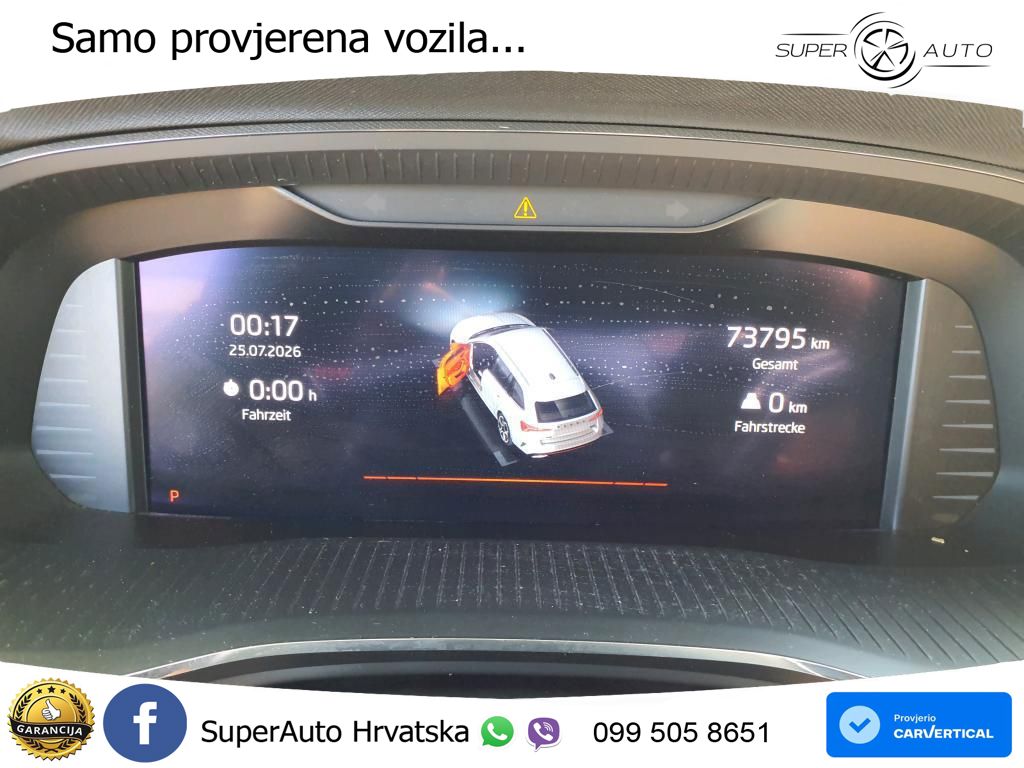 Škoda Octavia Combi RS 2.0 TDI (200 KS) 4x4 DSG MATRIX+GR SJED+KAM