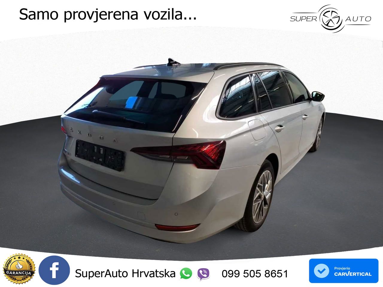 Škoda Octavia Combi 2.0 TDI (150 KS) DSG LED+GR SJED+ACC